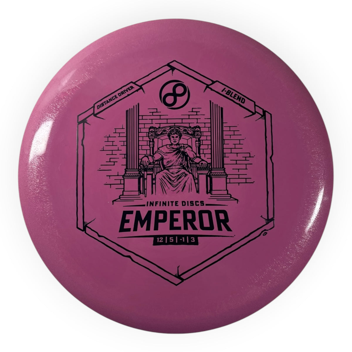 Infinite Discs Emperor | I-Blend | Pink/Black 170g Disc Golf
