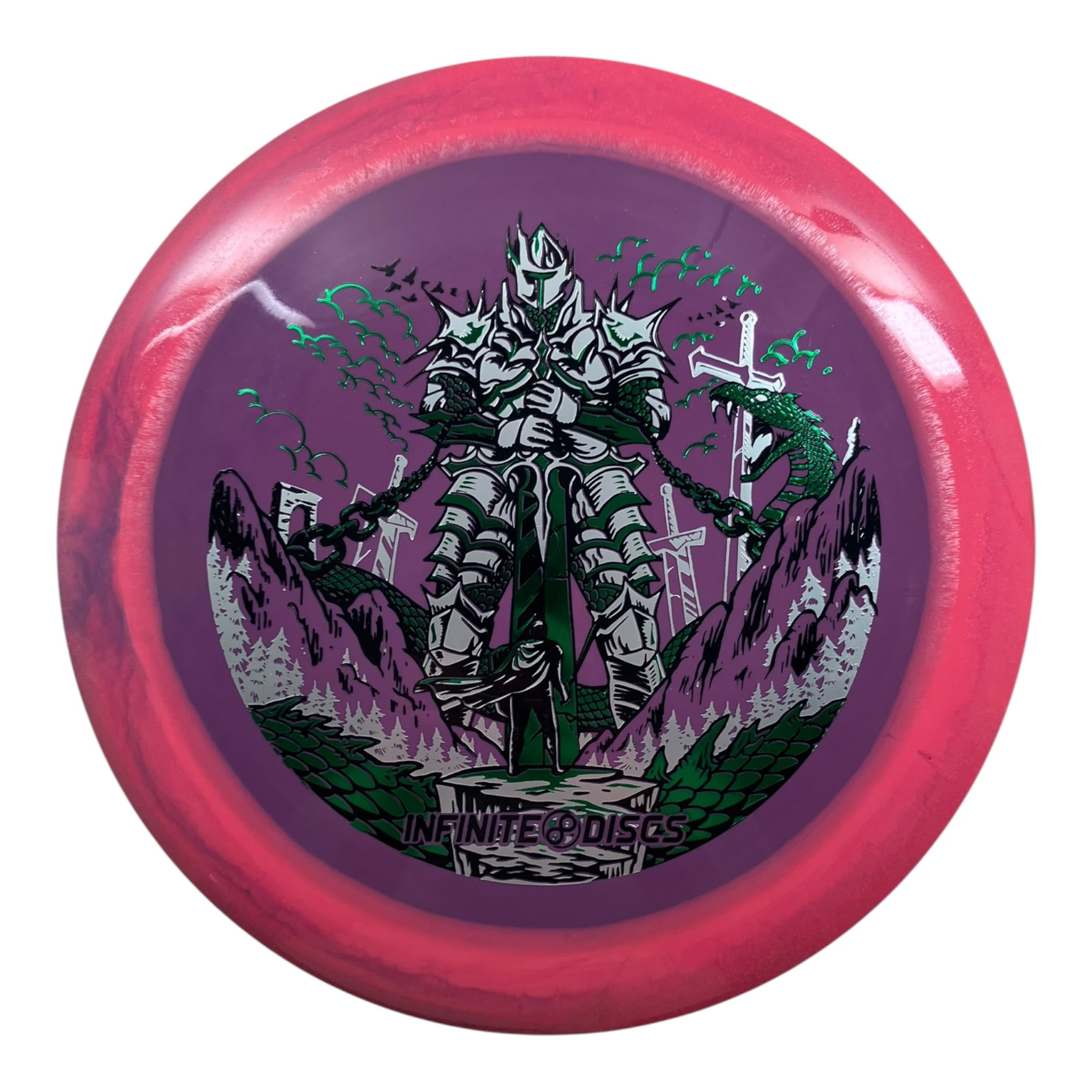 Infinite Discs Emperor | I-blend | Pink/Green 164g (Special Edition) Disc Golf