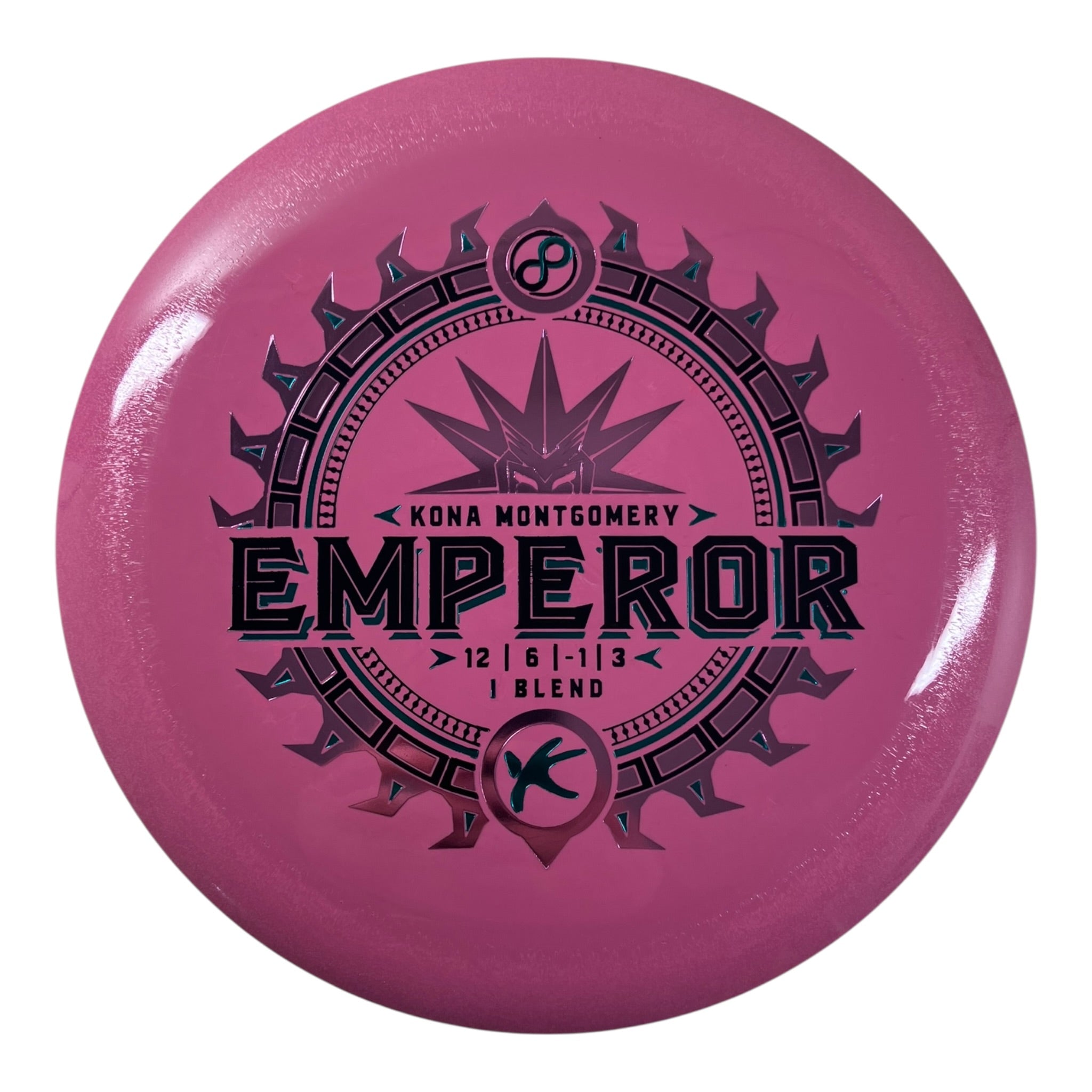 Infinite Discs Emperor | I-Blend | Purple/Teal 173g (Kona Montgomery) Disc Golf