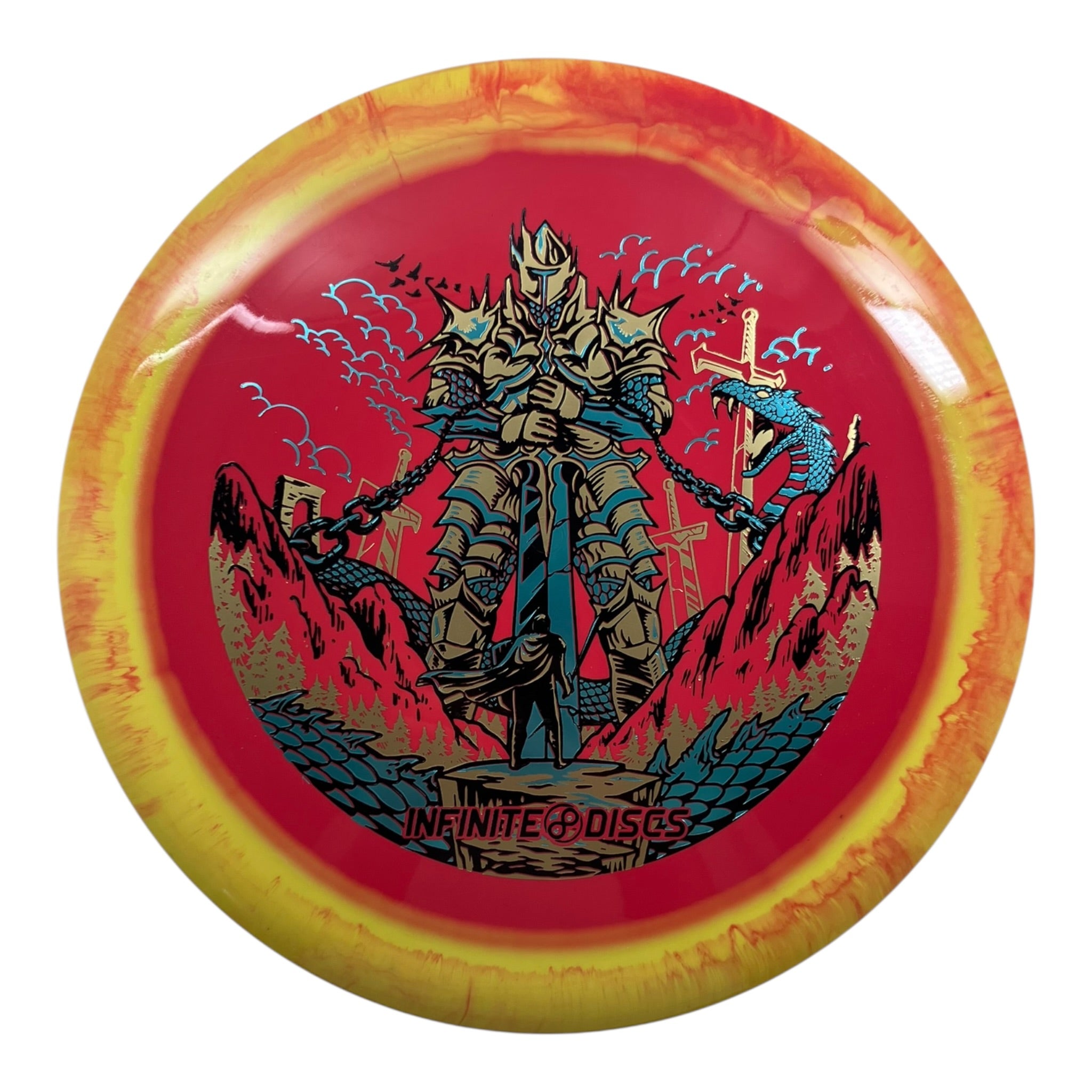 Infinite Discs Emperor | I-blend | Red/Yellow/Gold 171g (Special Edition) Disc Golf
