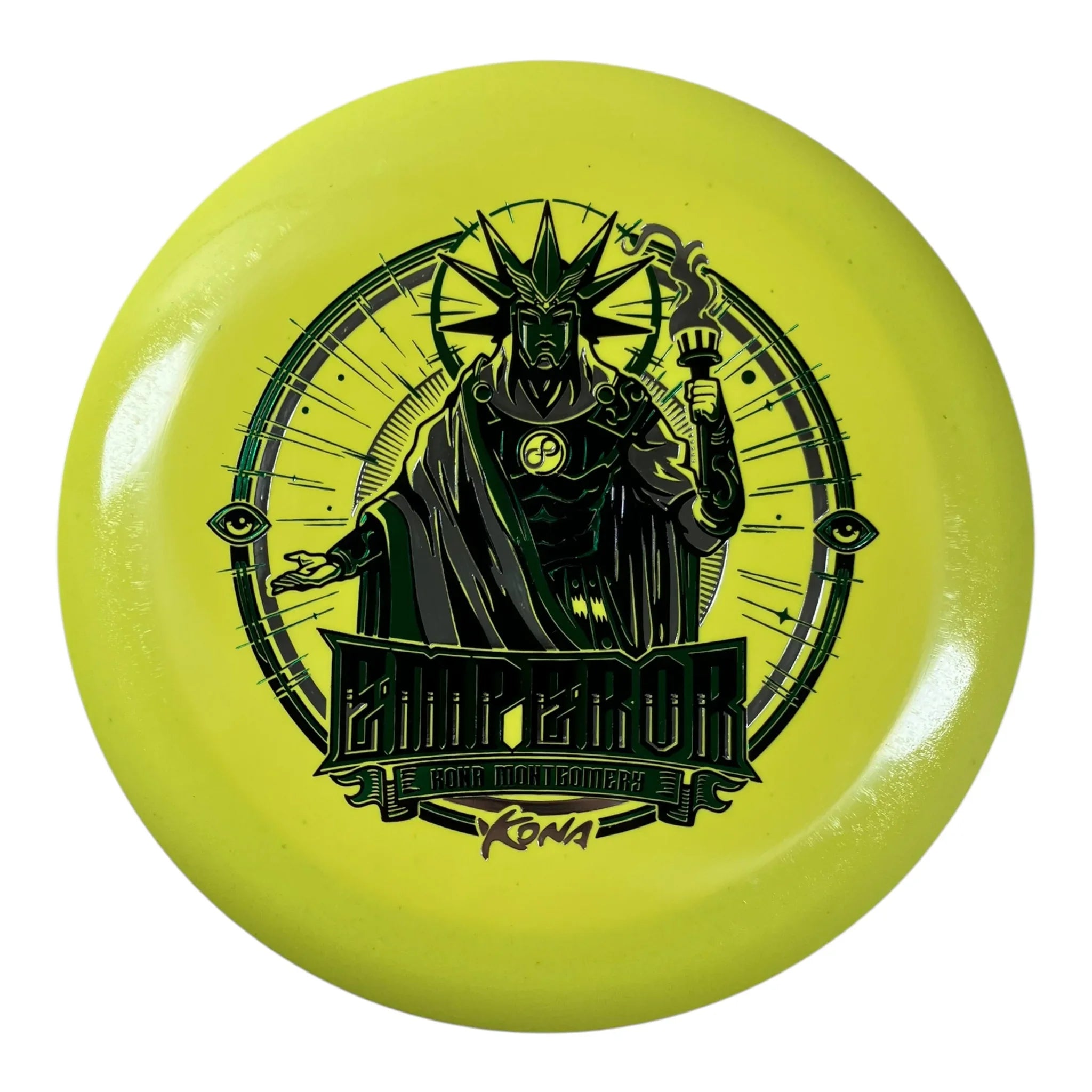 Infinite Discs Emperor | I-Blend | Yellow/Green 167-168g (Kona Montgomery) Disc Golf