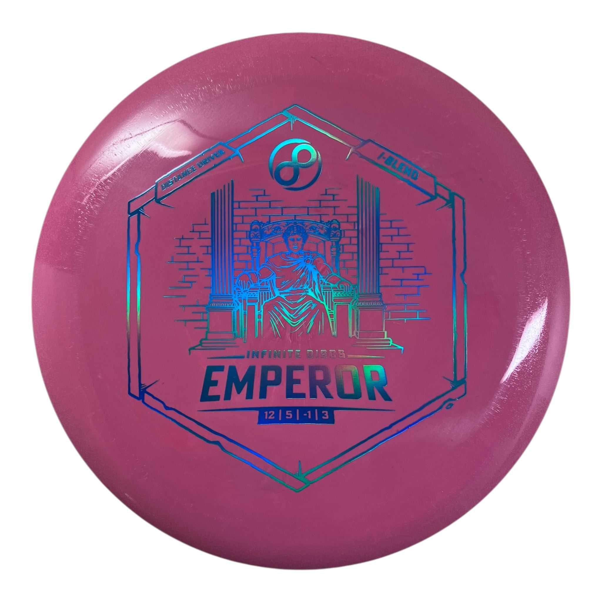 Infinite Discs Emperor | S-blend | Pink/Blue 169g Disc Golf