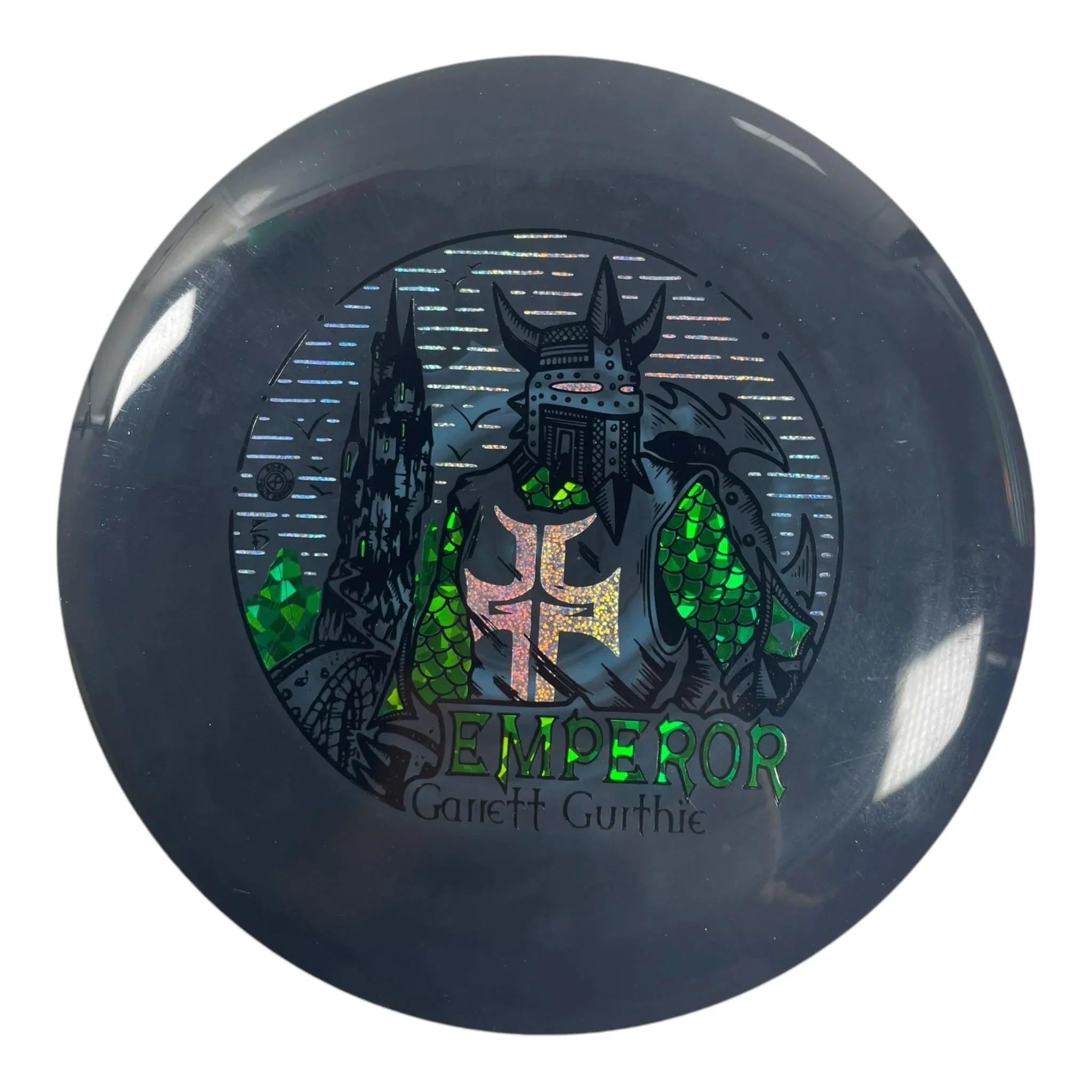 Infinite Discs Emperor | Swirly S - Blend | Black/Green 175g (Garrett Gurthie) Disc Golf