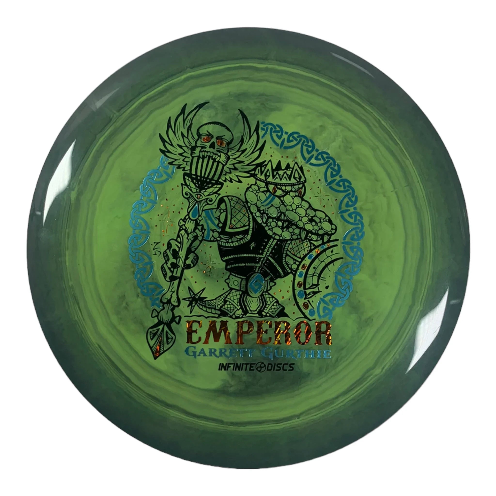 Infinite Discs Emperor | Swirly S - Blend | Green/Blue 173g (Garrett Gurthie) Disc Golf