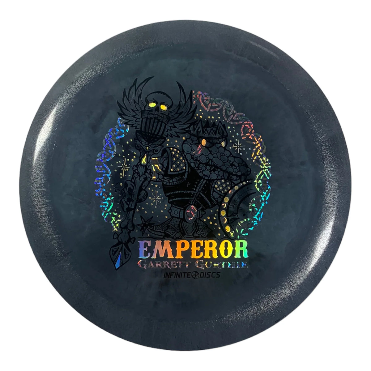 Infinite Discs Emperor | Swirly S - Blend | Grey/Holo 167g (Garrett Gurthie) Disc Golf