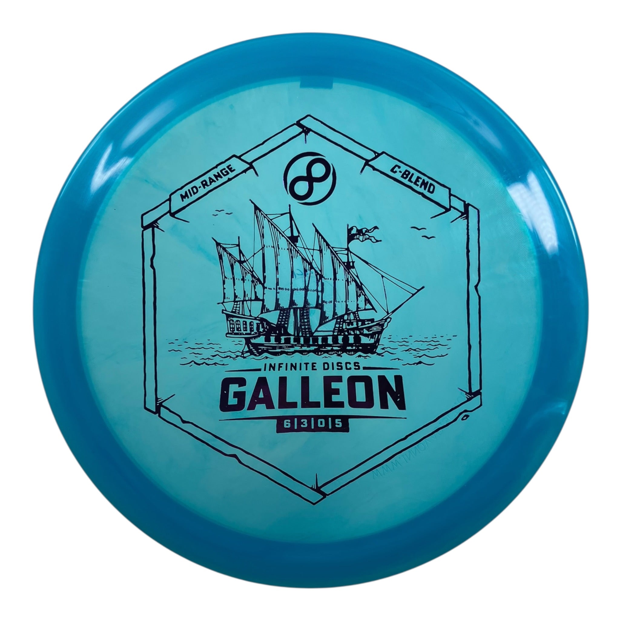 Infinite Discs Galleon | C-Blend | Blue/Purple 175g Disc Golf