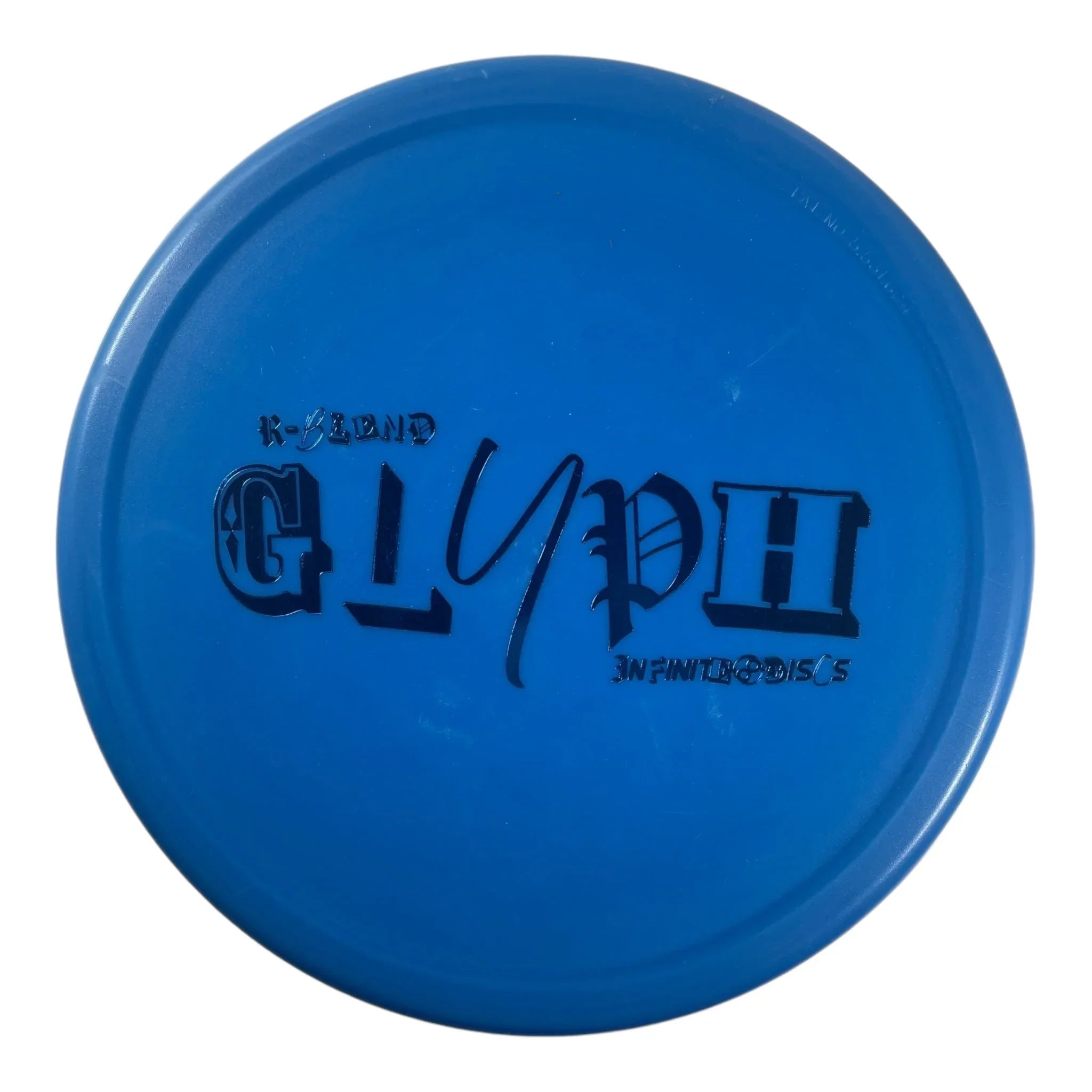 Infinite Discs Glyph | R - Blend | Blue/Blue 167g Disc Golf