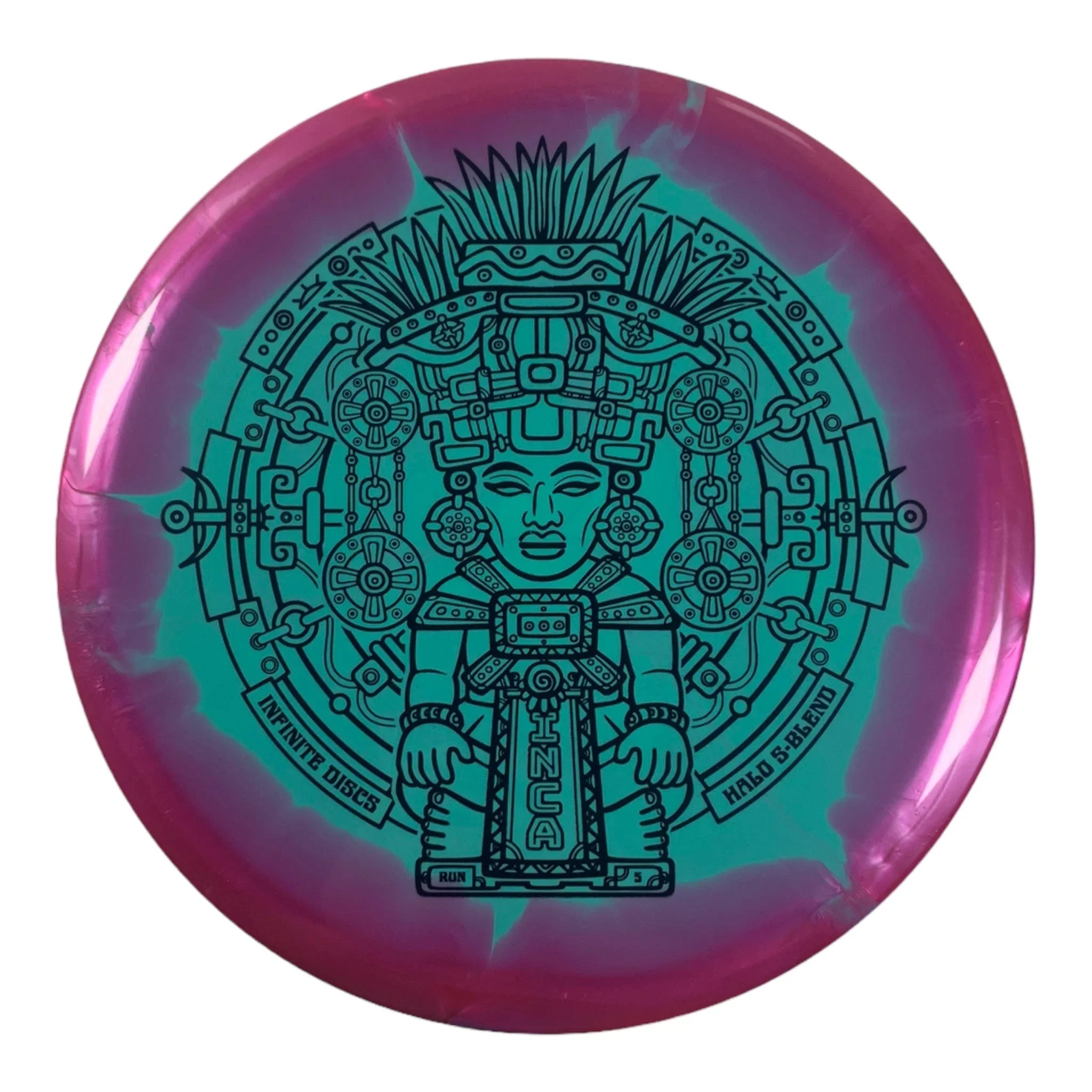 Infinite Discs Inca | Halo S - Blend | Blue/Black 180g Disc Golf