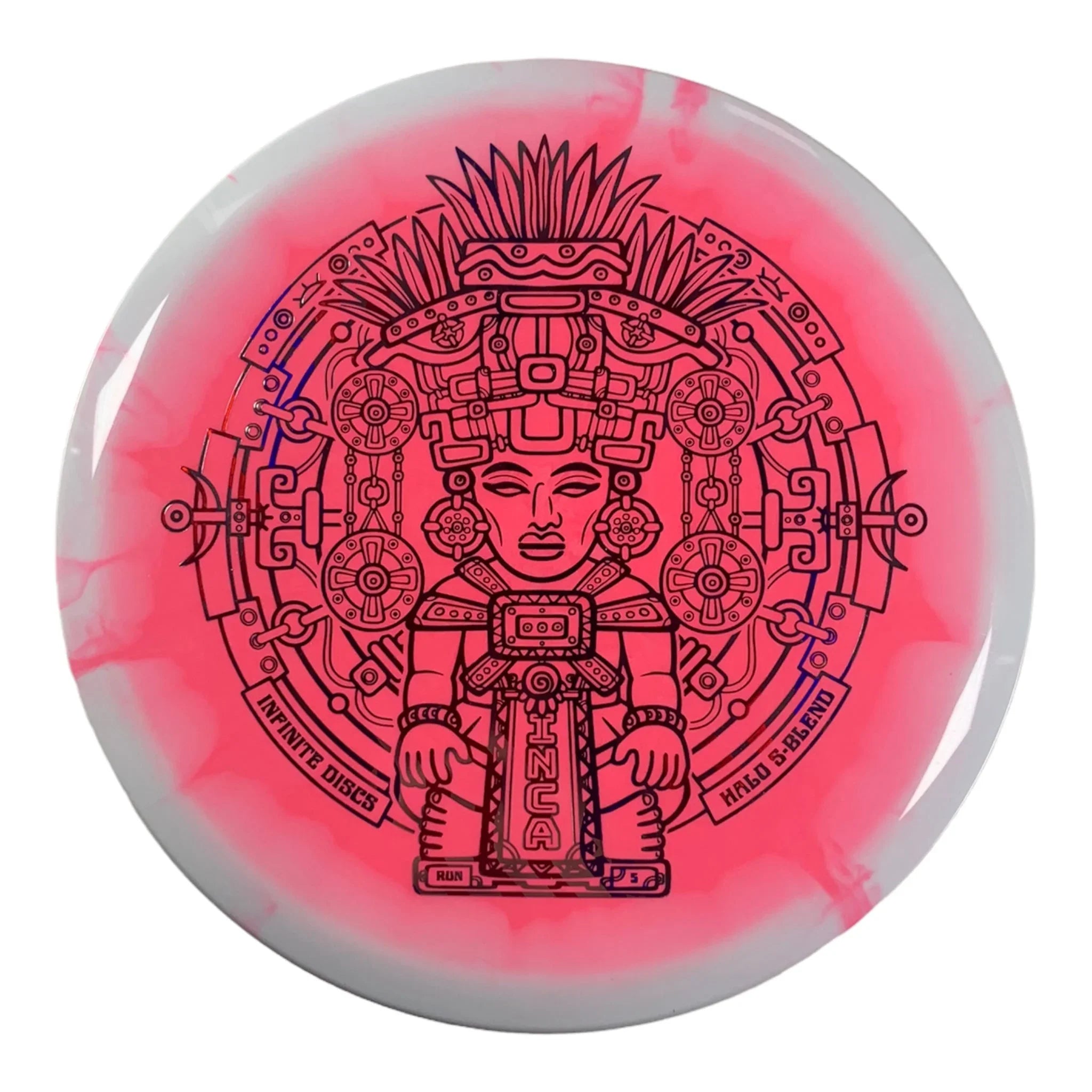 Infinite Discs Inca | Halo S - Blend | Pink/USA 180g Disc Golf