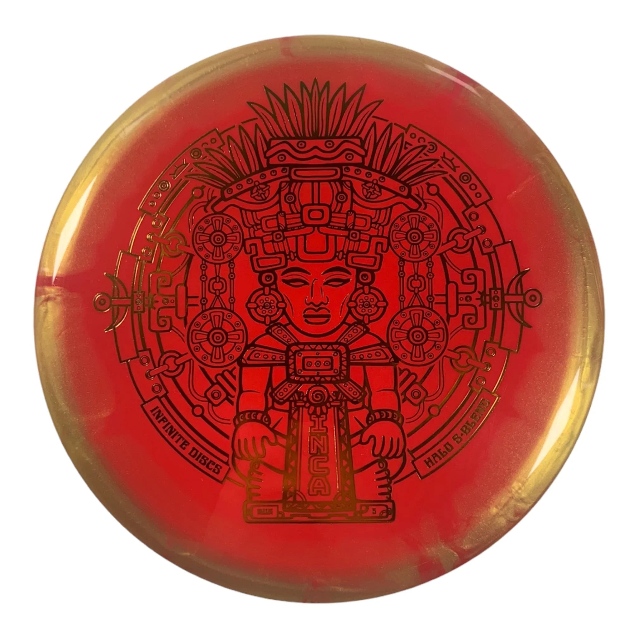Infinite Discs Inca | Halo S - Blend | Red/Bronze 180g Disc Golf