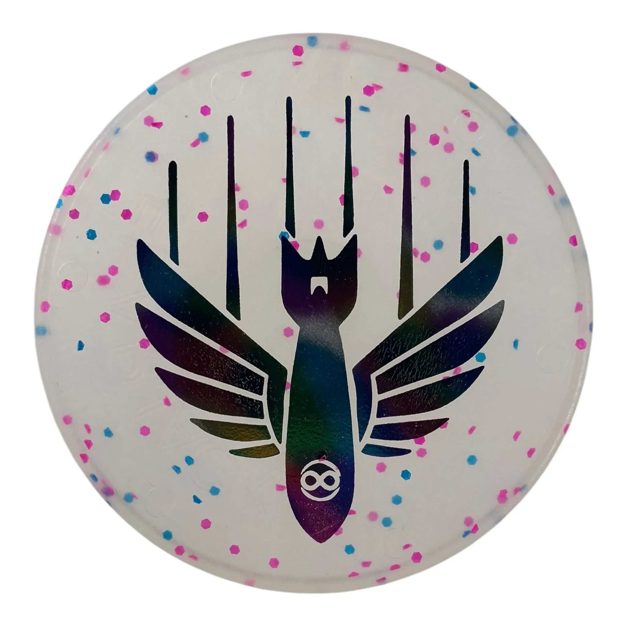 Infinite Discs Infinite Flap Jack Mini Marker Disc | Confetti Disc Golf