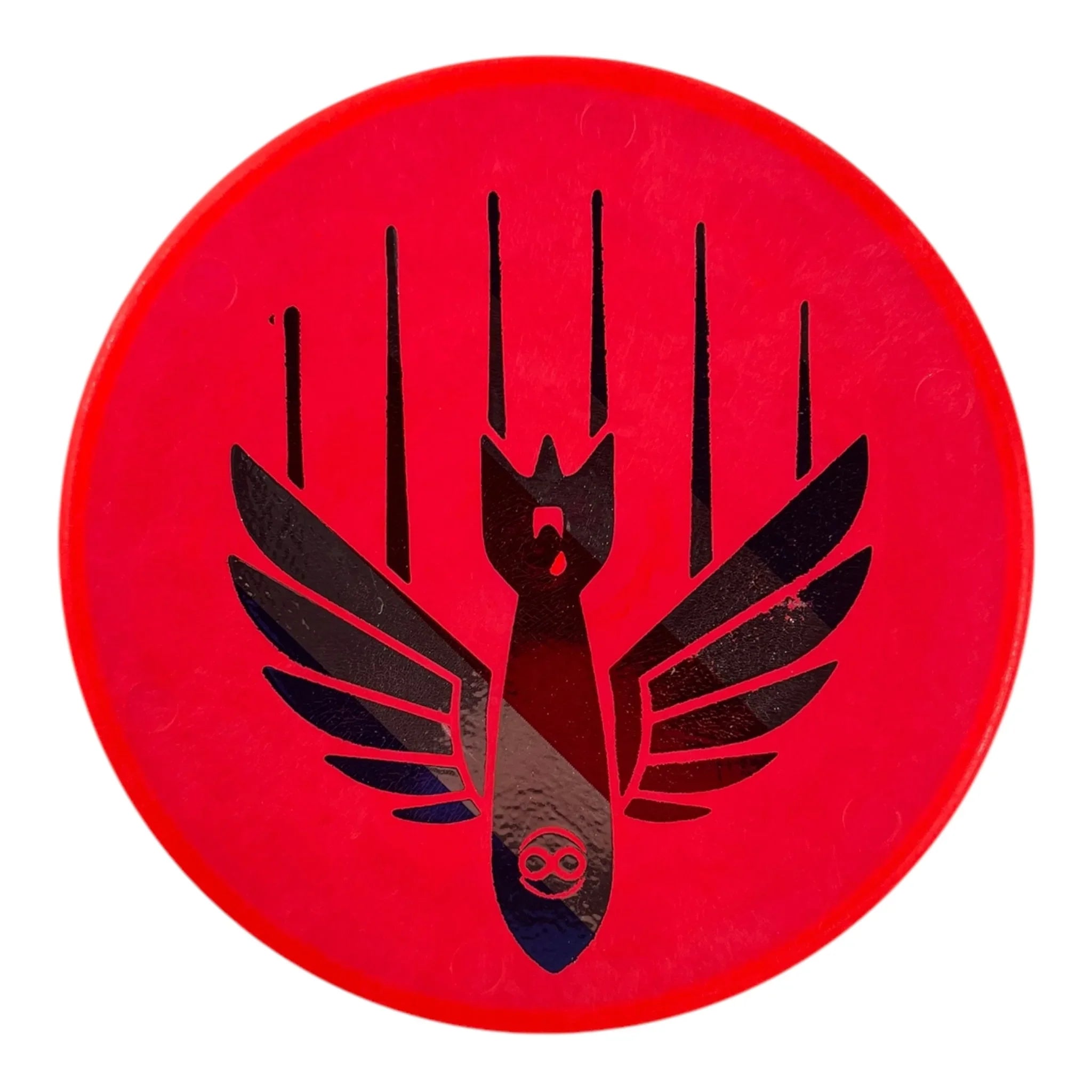 Infinite Discs Infinite Flap Jack Mini Marker Disc | Red Disc Golf