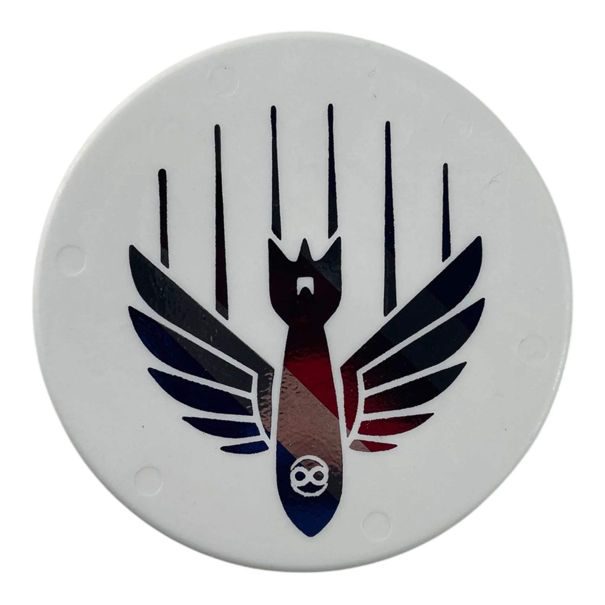 Infinite Discs Infinite Flap Jack Mini Marker Disc | White Disc Golf