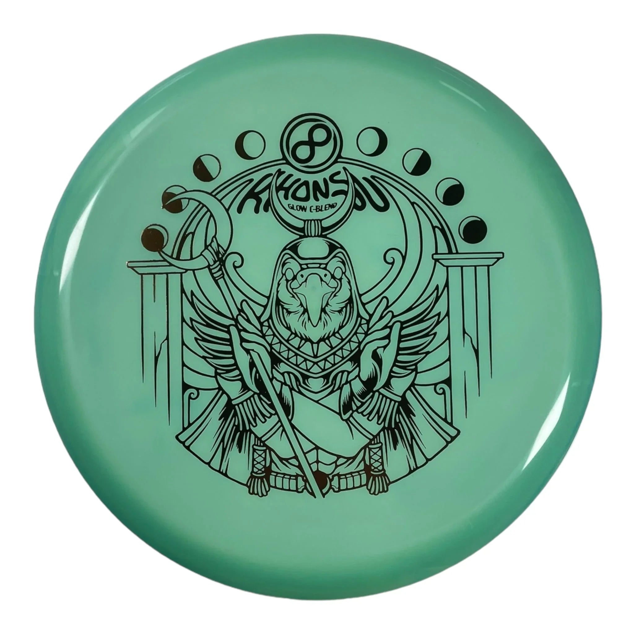 Infinite Discs Khonshu | C - Blend Glow | Blue/Bronze 180g Disc Golf
