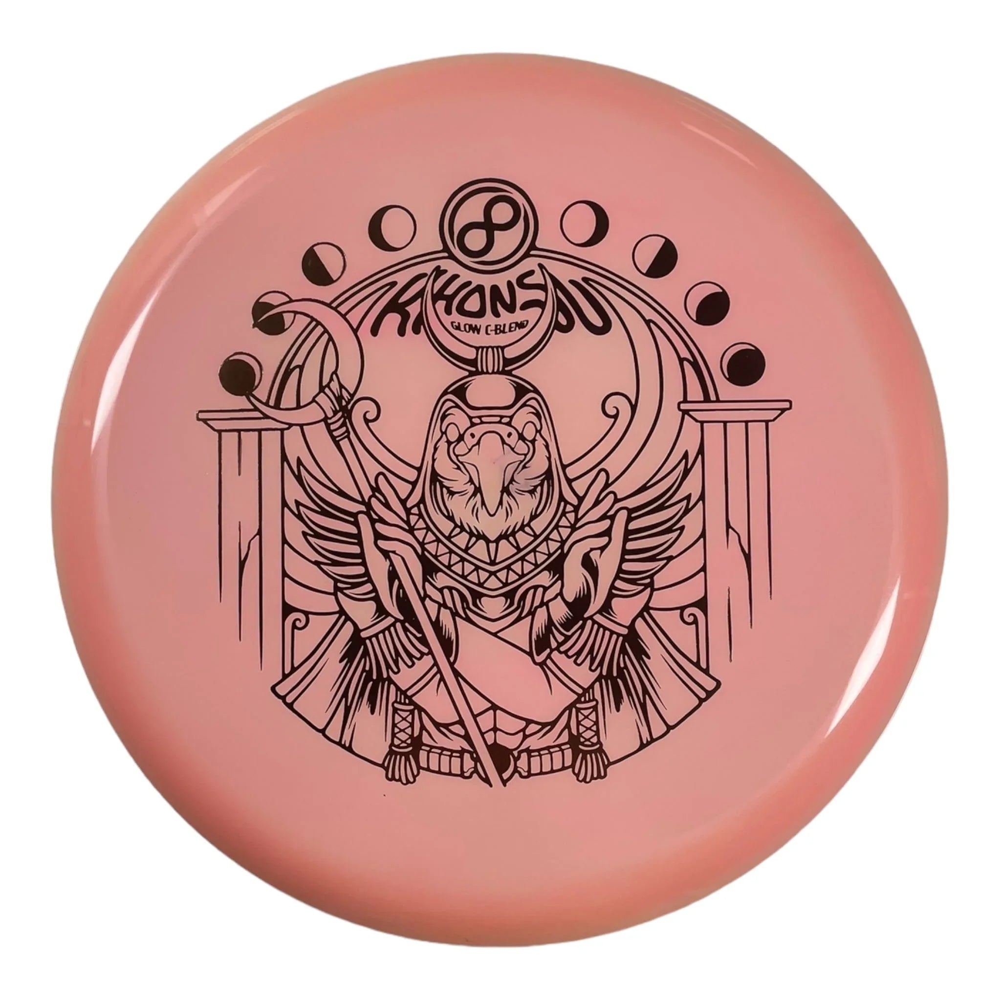 Infinite Discs Khonshu | C - Blend Glow | Pink/Bronze 177g Disc Golf