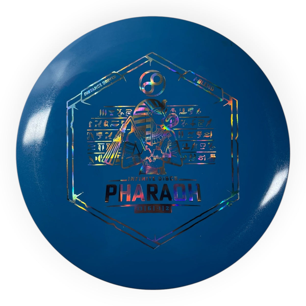 Infinite Discs Pharaoh | I-Blend | Blue/Holo 164g Disc Golf