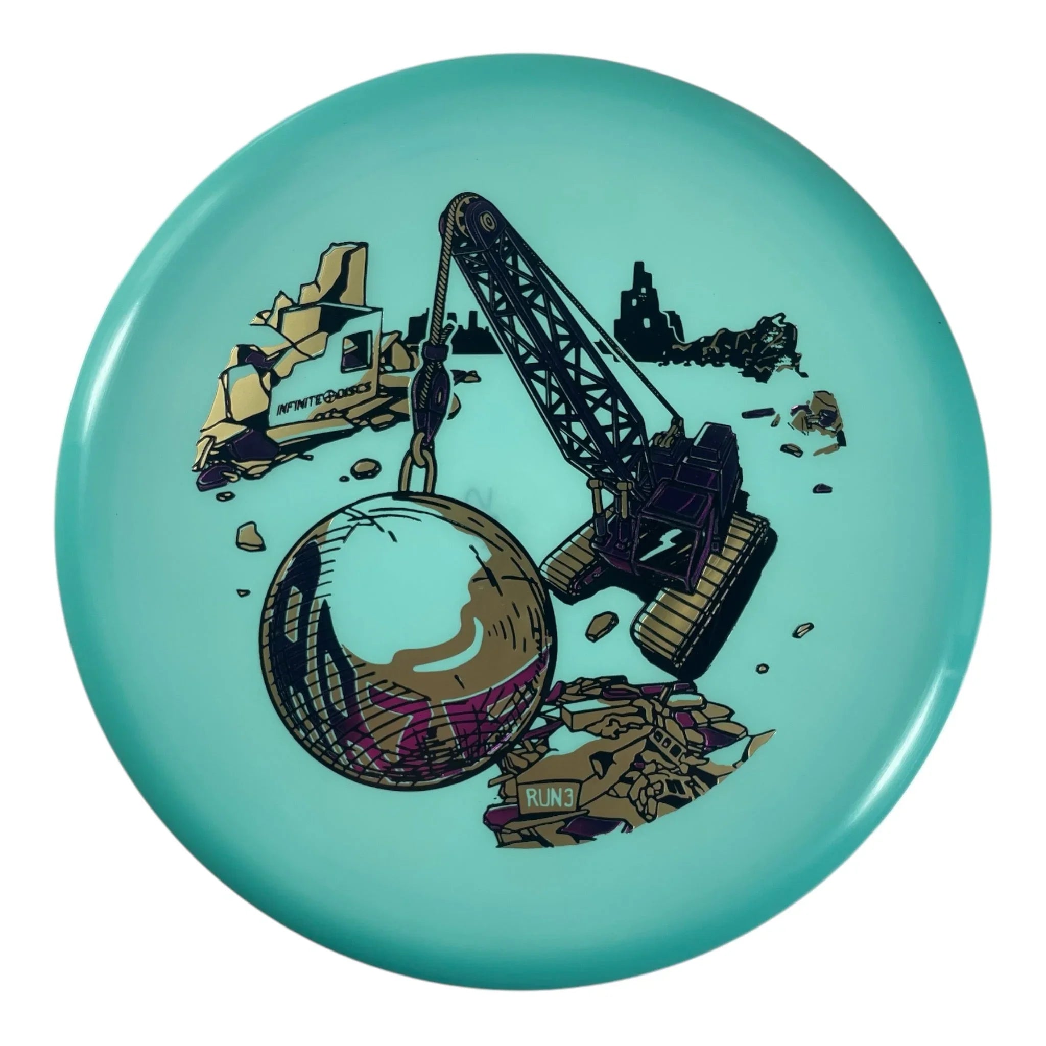 Infinite Discs Raze | C - Blend Glow | Blue/Purple 175g Disc Golf