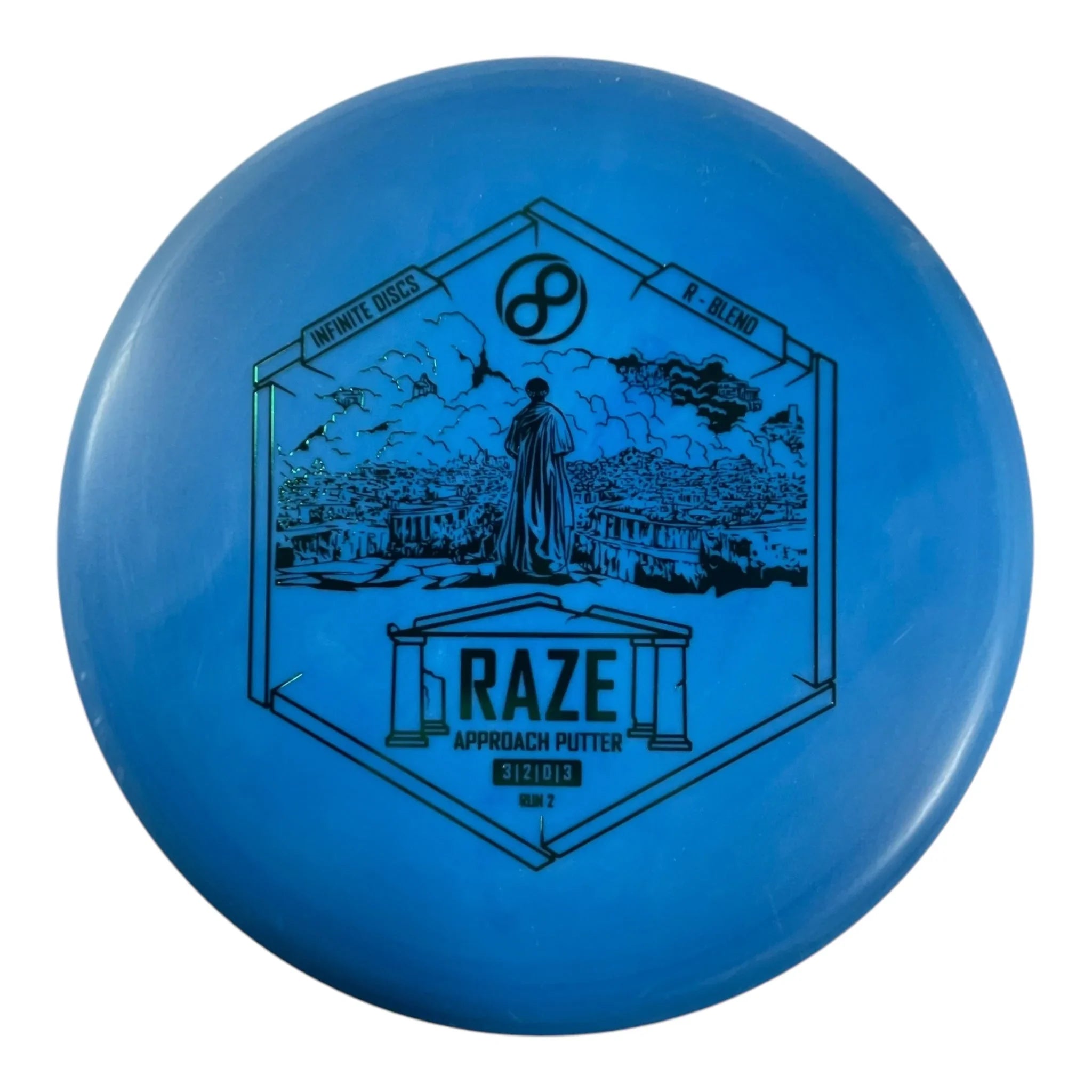 Infinite Discs Raze | R - Blend | Blue/Green 175g Disc Golf