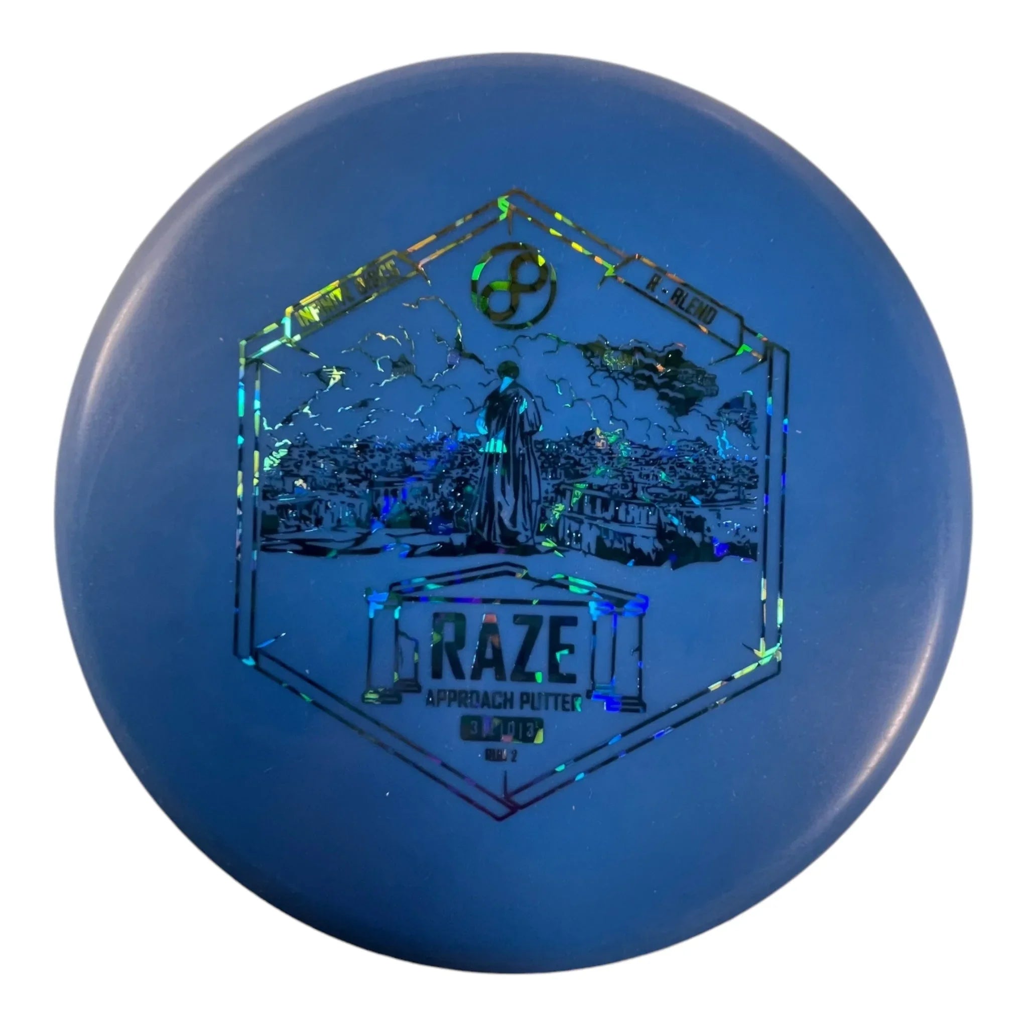 Infinite Discs Raze | R - Blend | Blue/Multi 160g Disc Golf