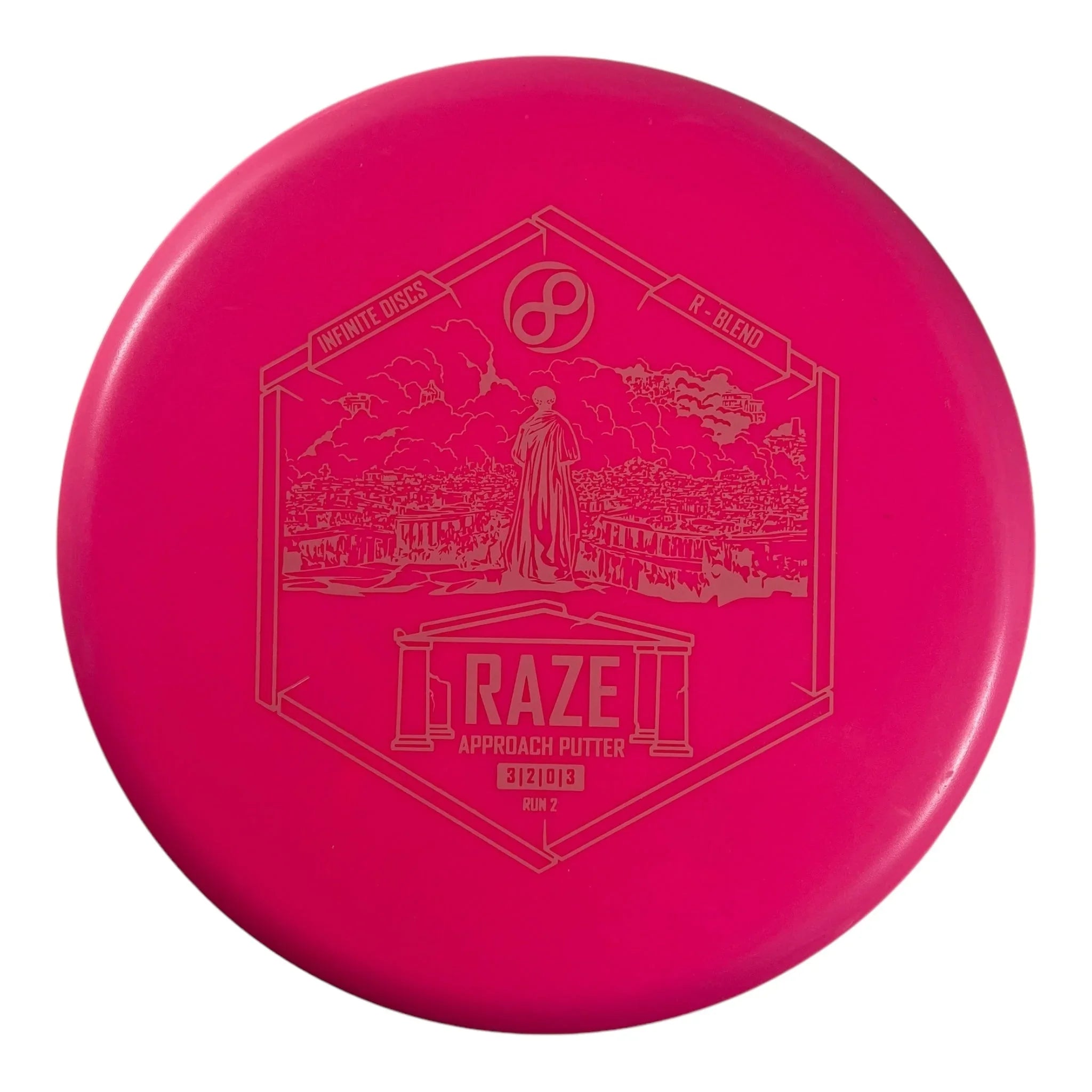Infinite Discs Raze | R - Blend | Pink/Pink 165g Disc Golf