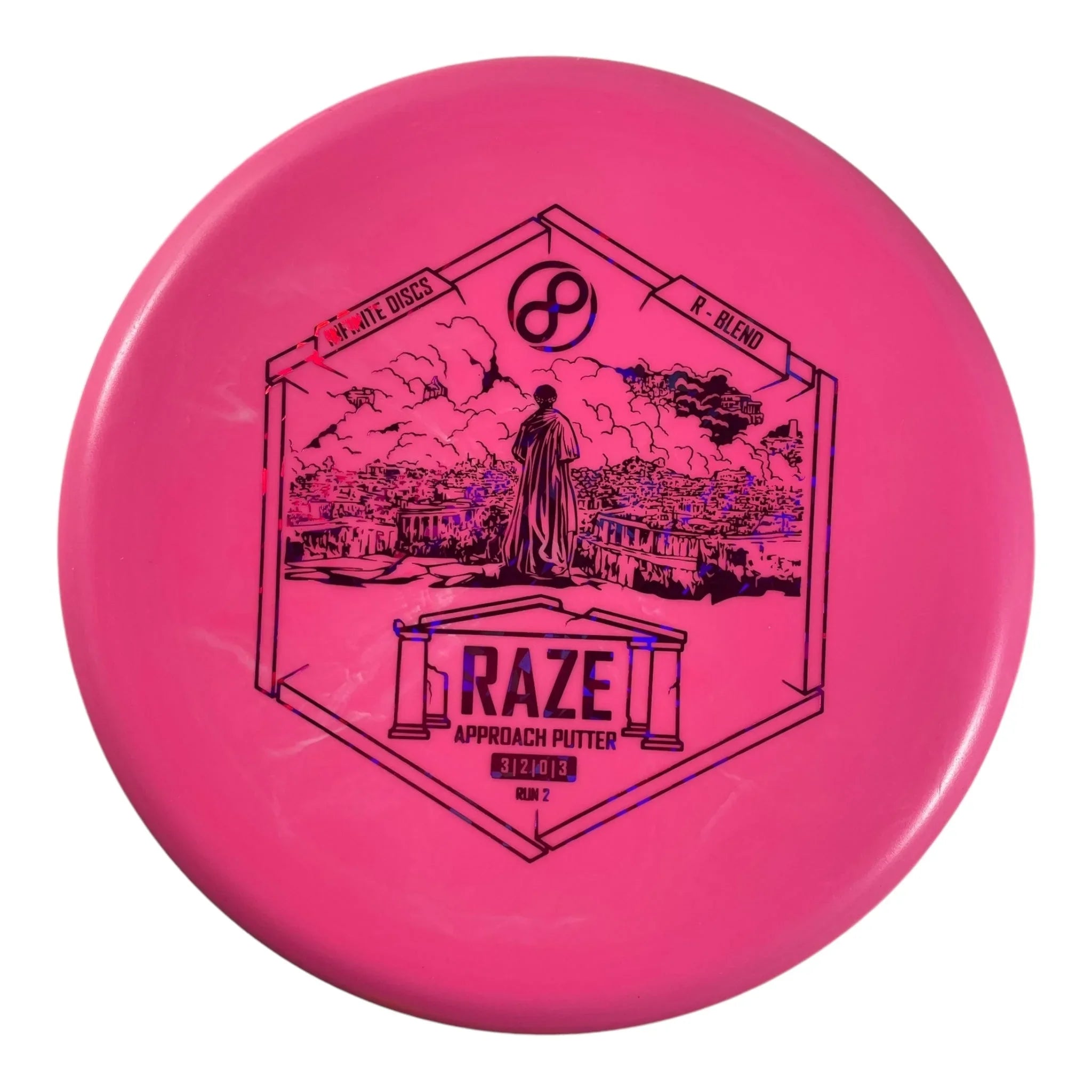 Infinite Discs Raze | R - Blend | Pink/Purple 171g Disc Golf