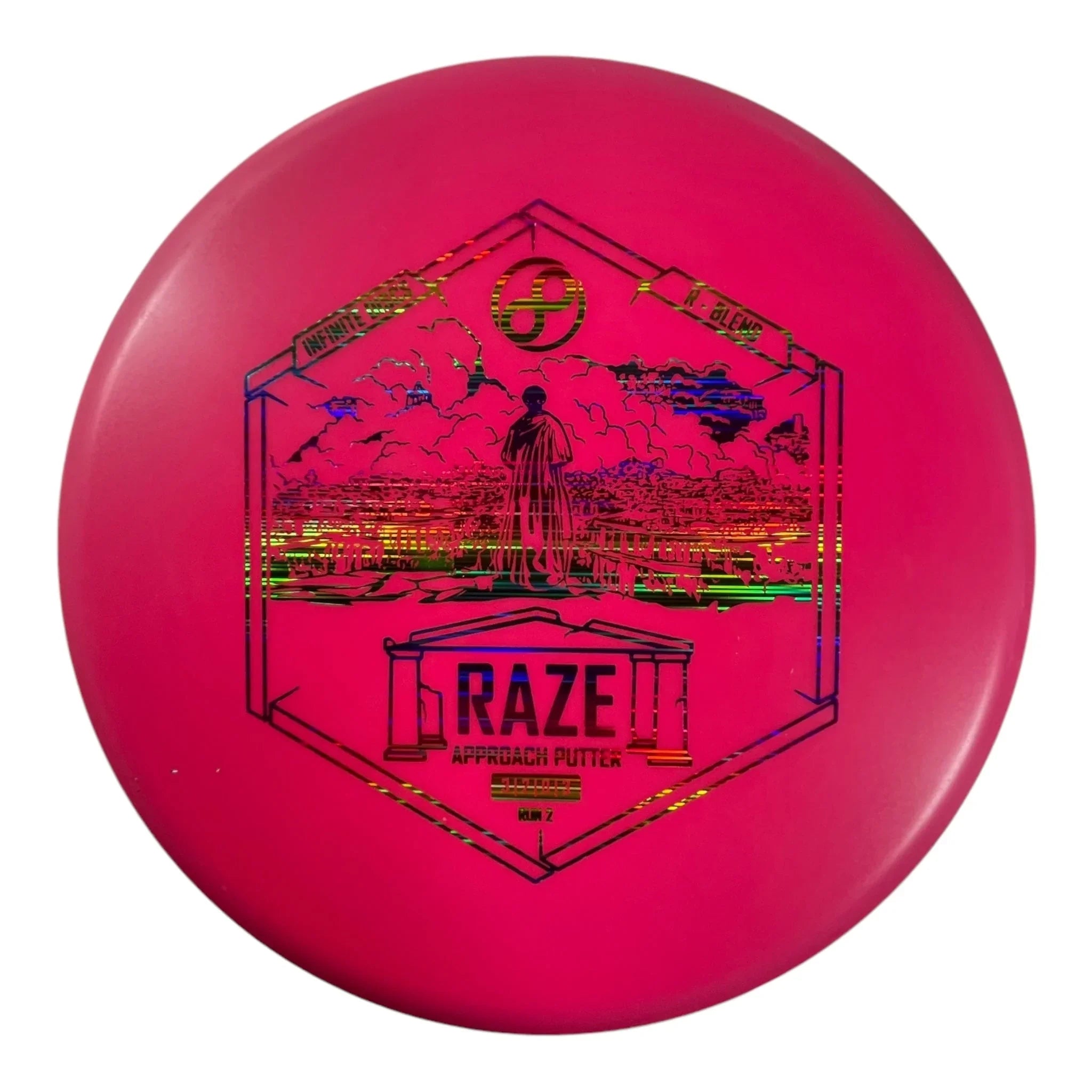 Infinite Discs Raze | R - Blend | Pink/Rainbow 167 - 175g Disc Golf