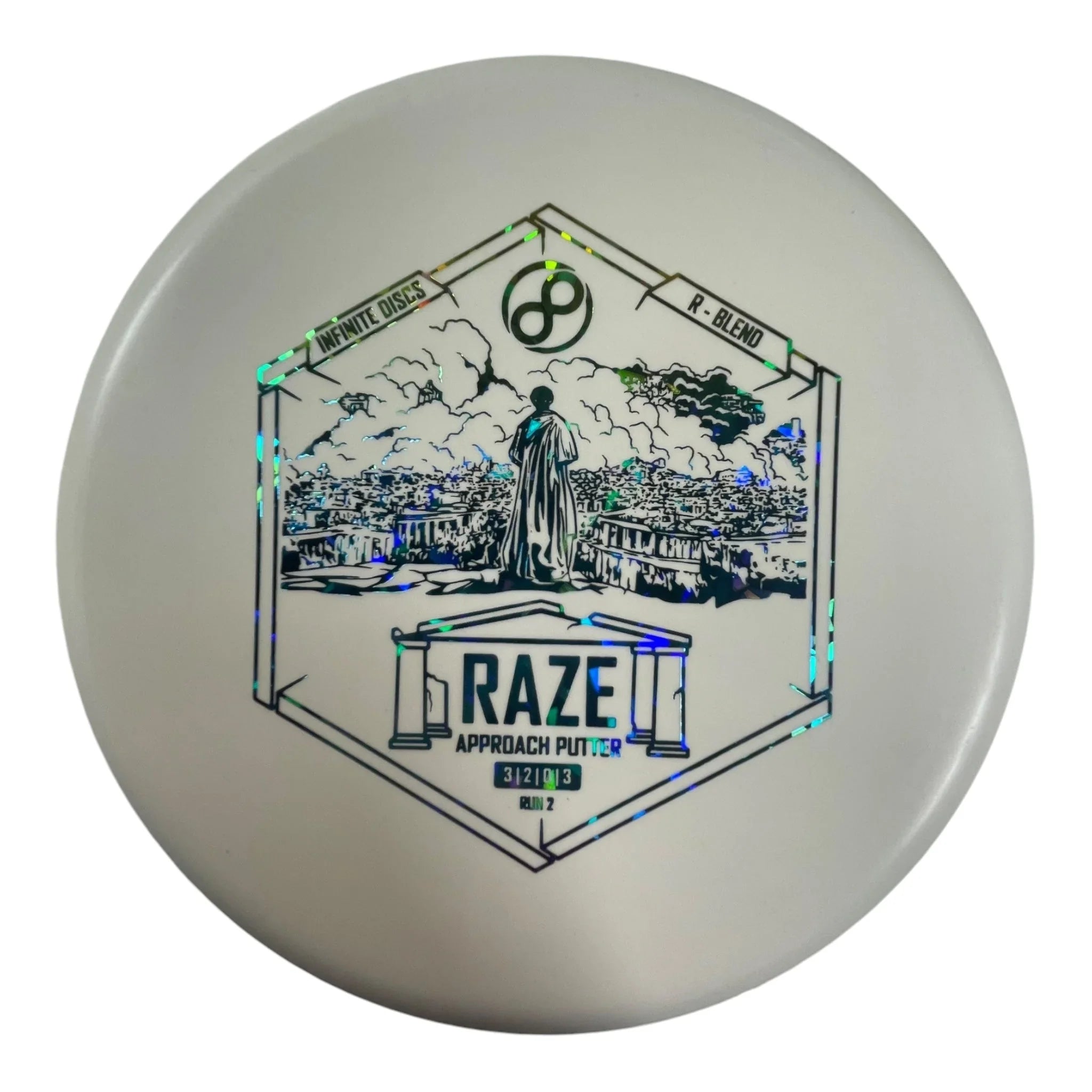 Infinite Discs Raze | R - Blend | White/Multi 167 - 168g Disc Golf