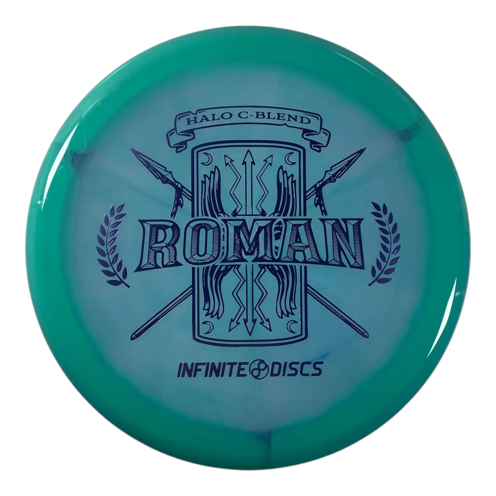 Infinite Discs Roman | Halo C-Blend | Teal/Purple 173g Disc Golf
