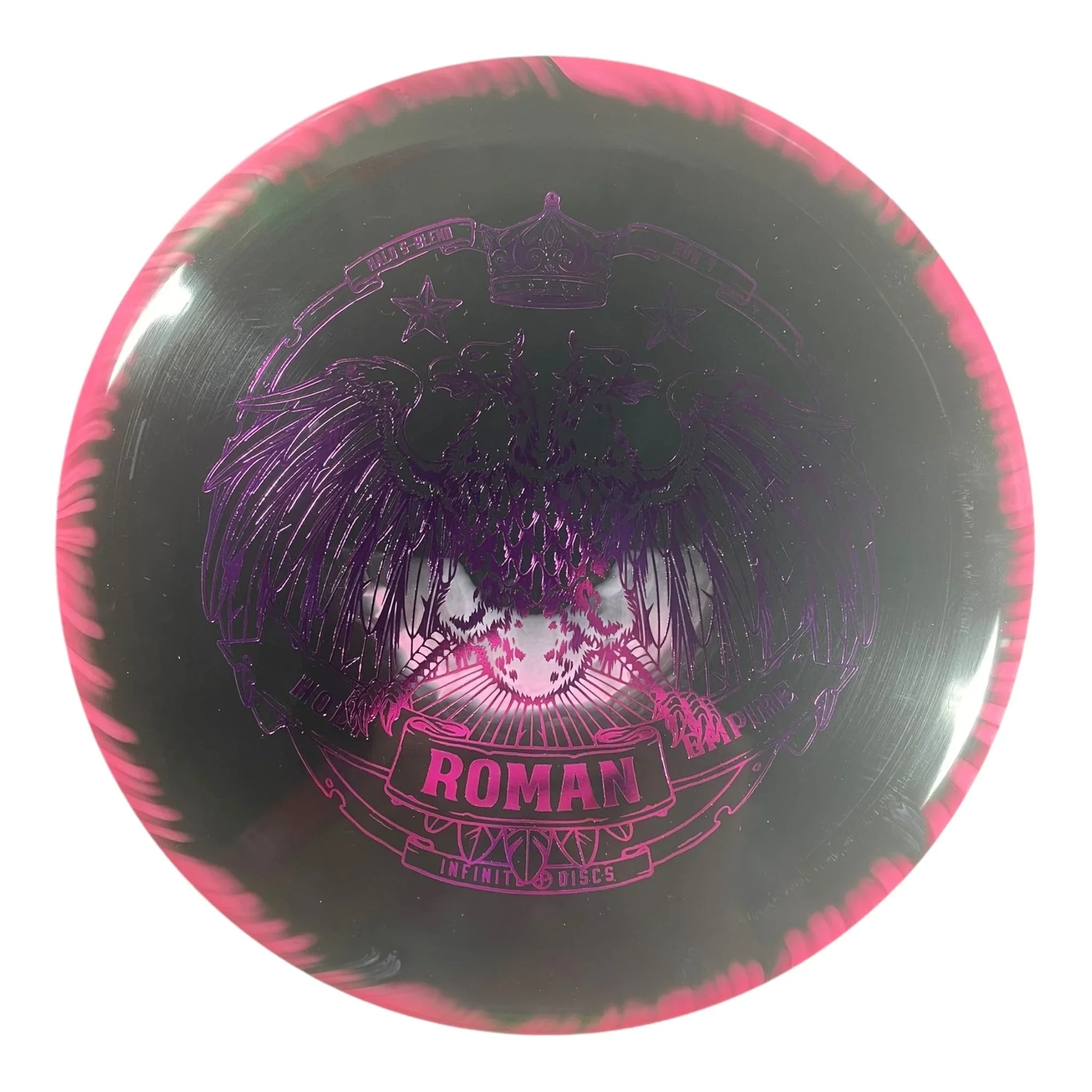 Infinite Discs Roman | Halo S - Blend | Black/Purple 169g Disc Golf