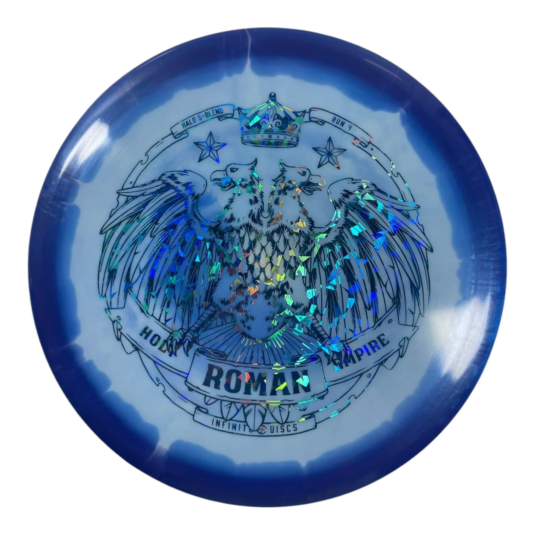 Infinite Discs Roman | Halo S - Blend | Blue/Blue 173g Disc Golf