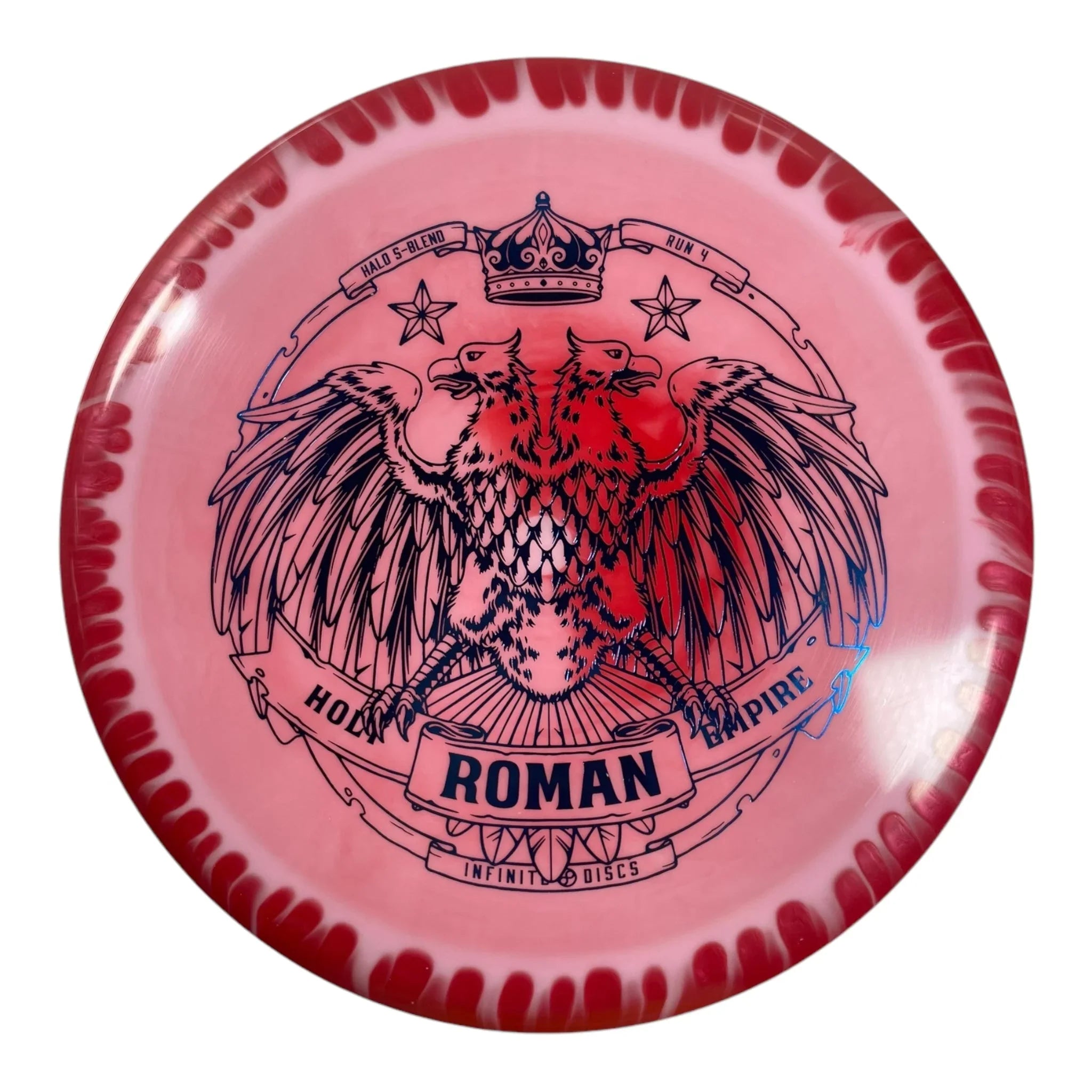 Infinite Discs Roman | Halo S - Blend | Red/Blue 173g Disc Golf