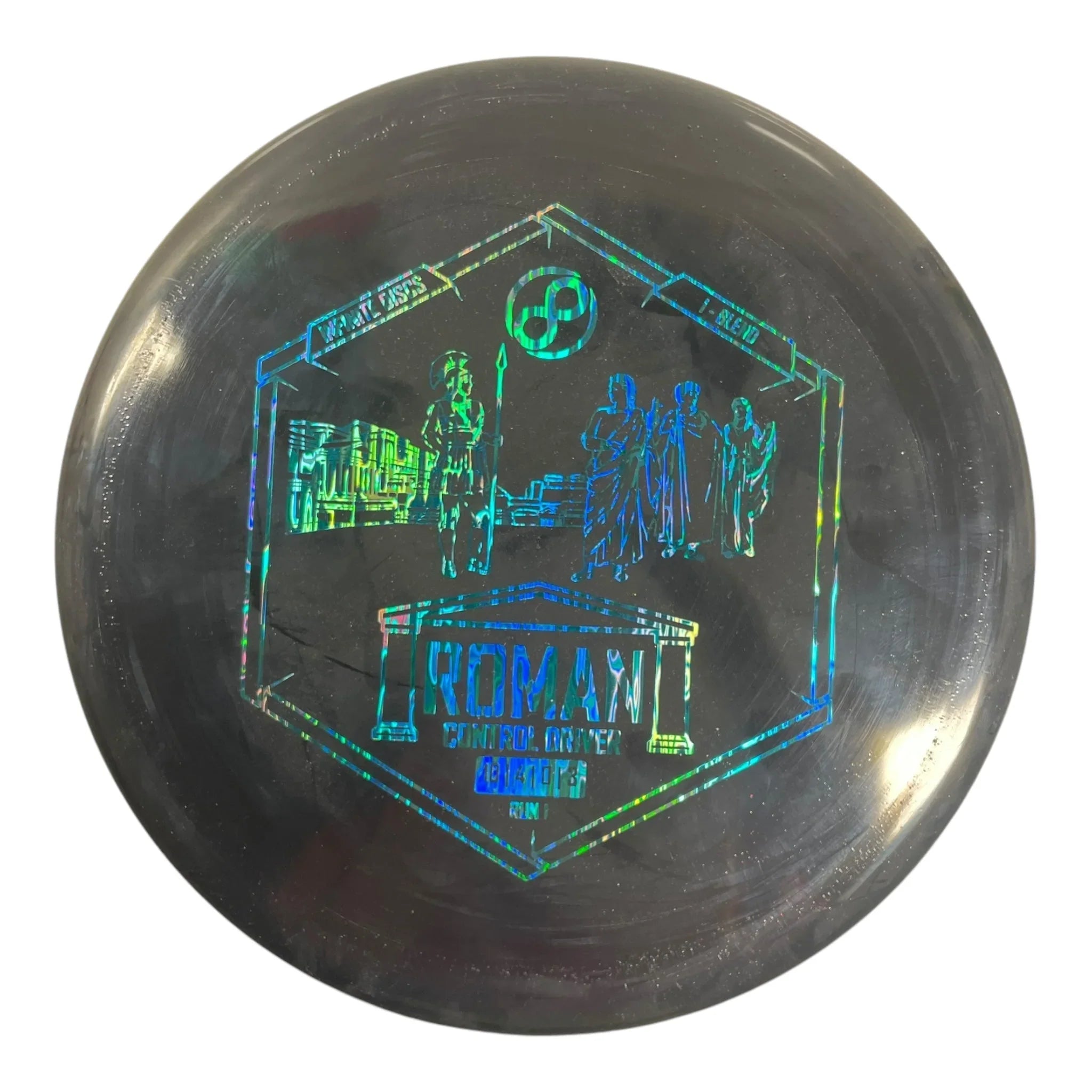 Infinite Discs Roman | I - Blend | Black/Blue 171g Disc Golf