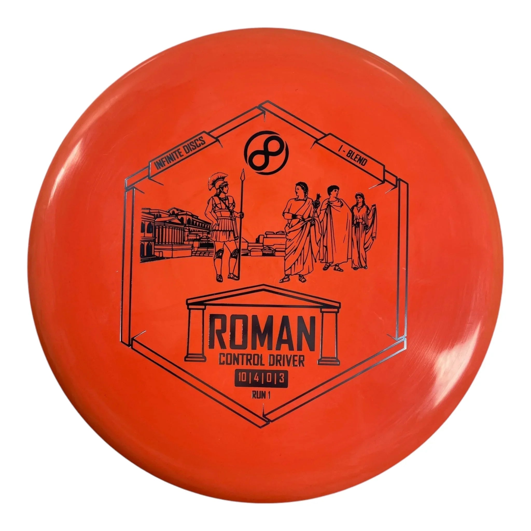 Infinite Discs Roman | I - Blend | Orange/Blue 173g Disc Golf