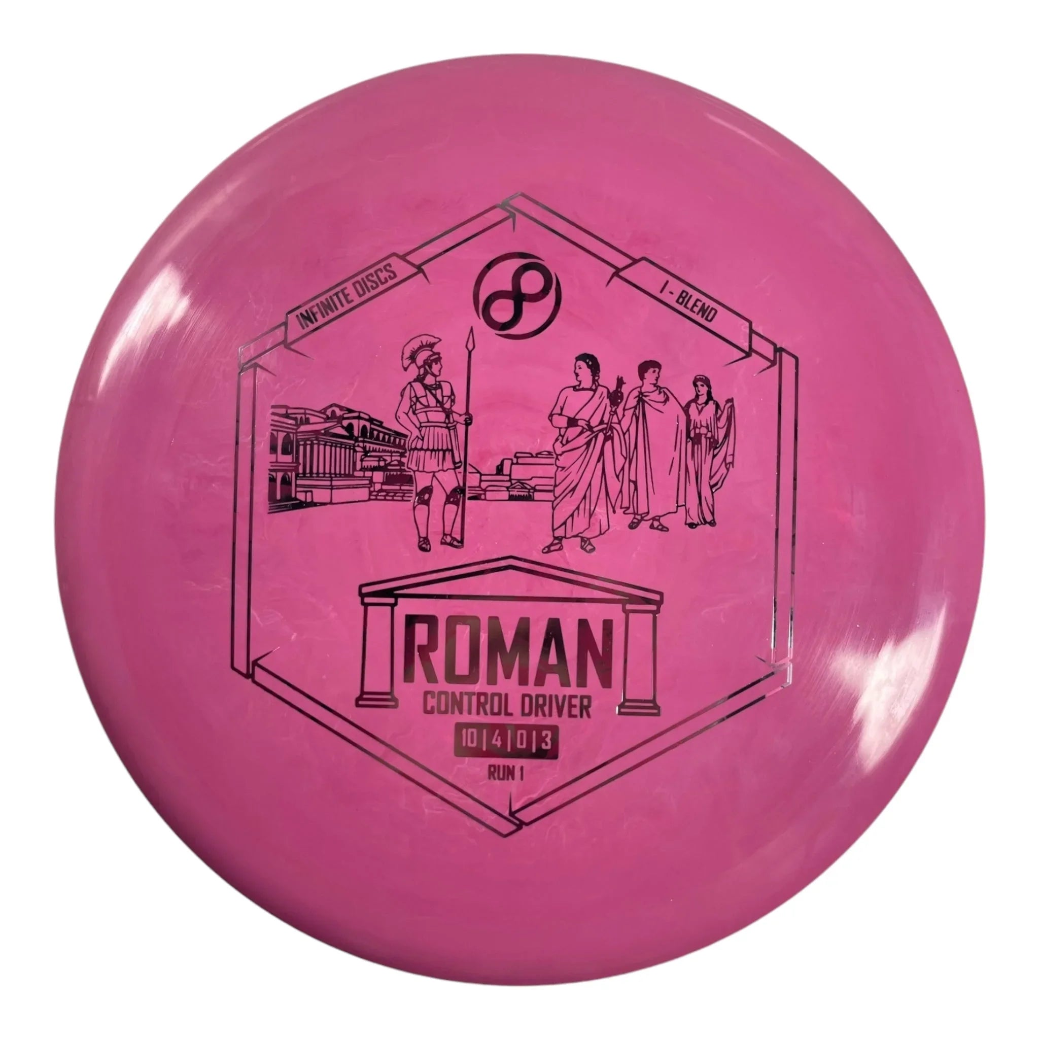 Infinite Discs Roman | I - Blend | Pink/Pink 172g Disc Golf