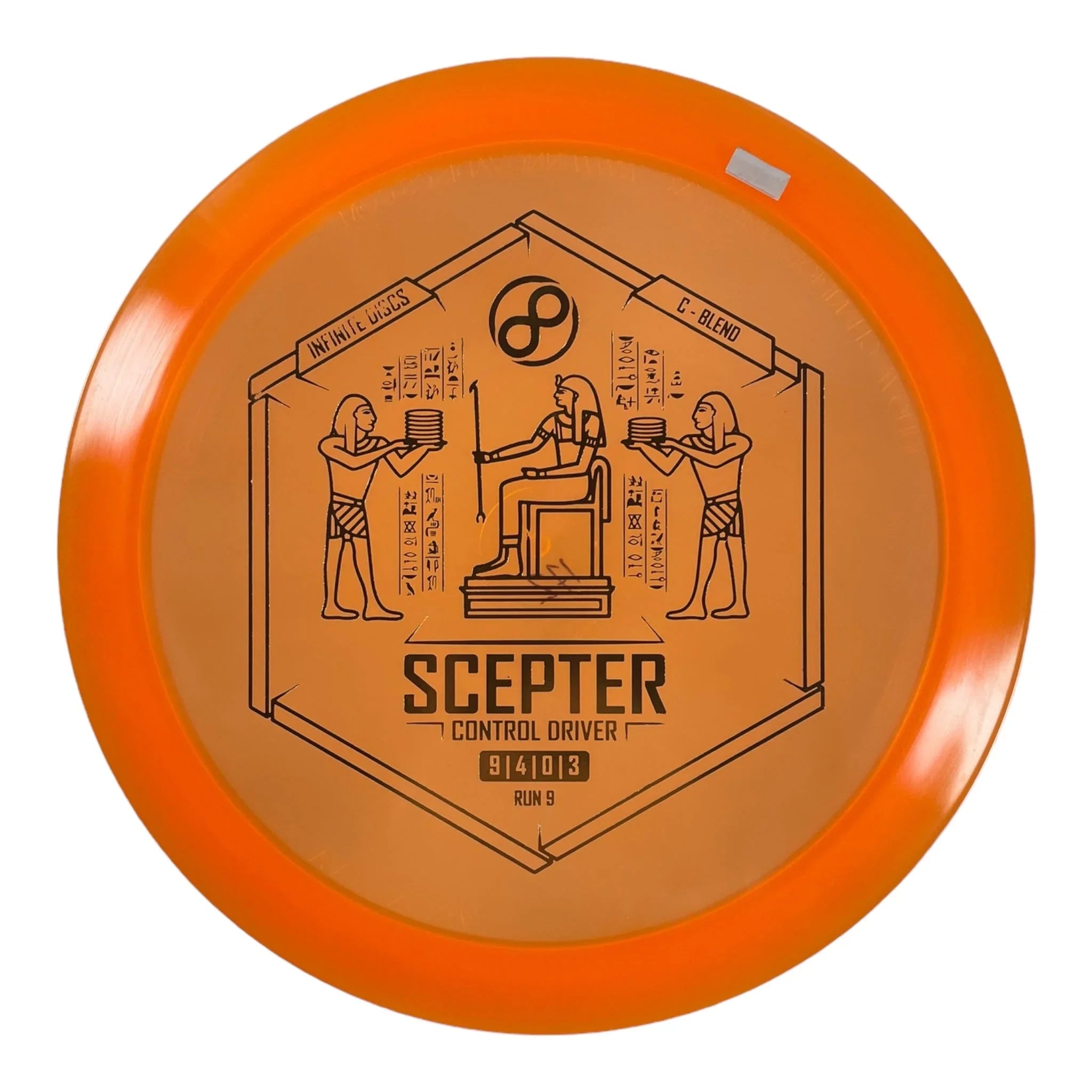 Infinite Discs Scepter | C - Blend | Orange/Gold 172g Disc Golf