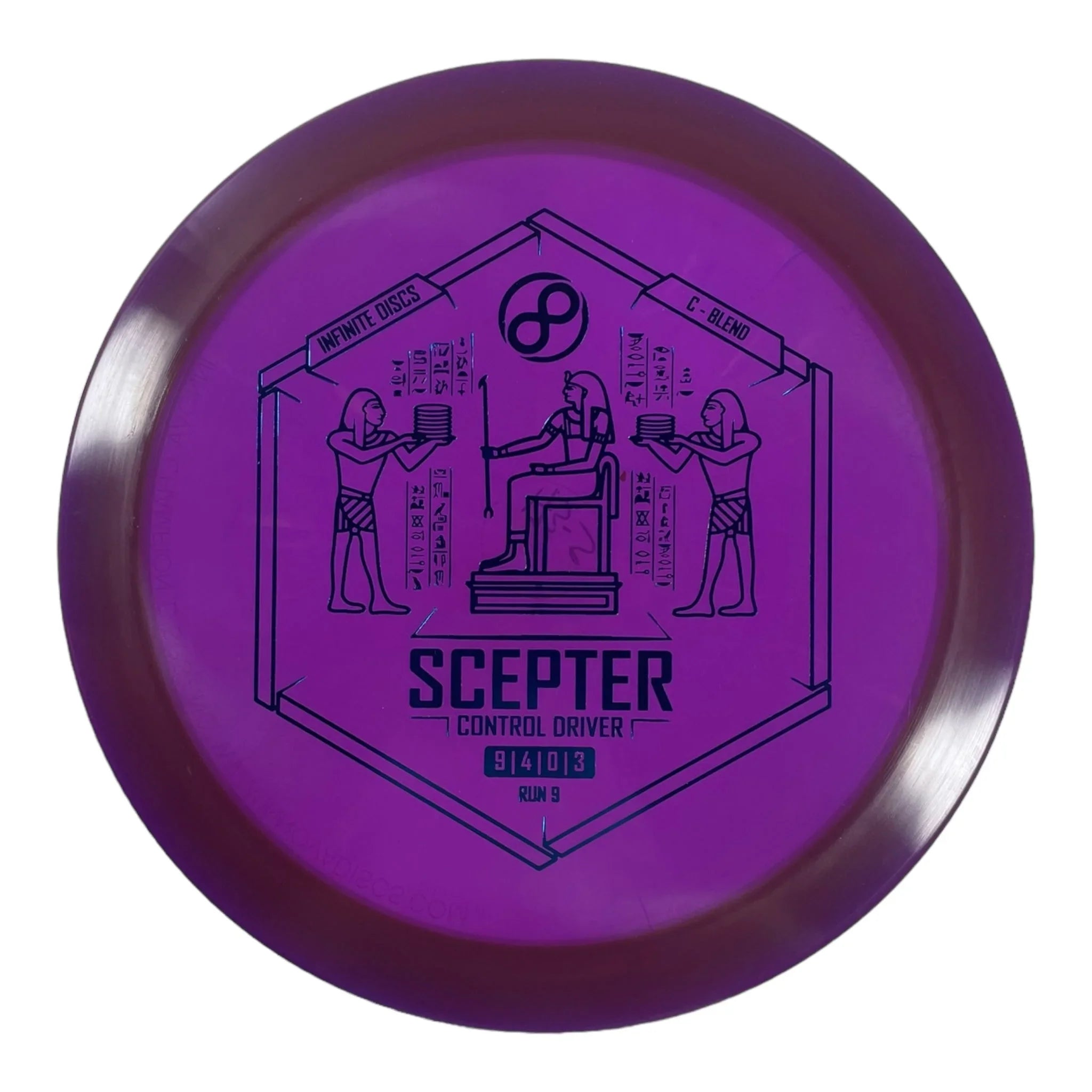 Infinite Discs Scepter | C - Blend | Purple/Blue 173g Disc Golf