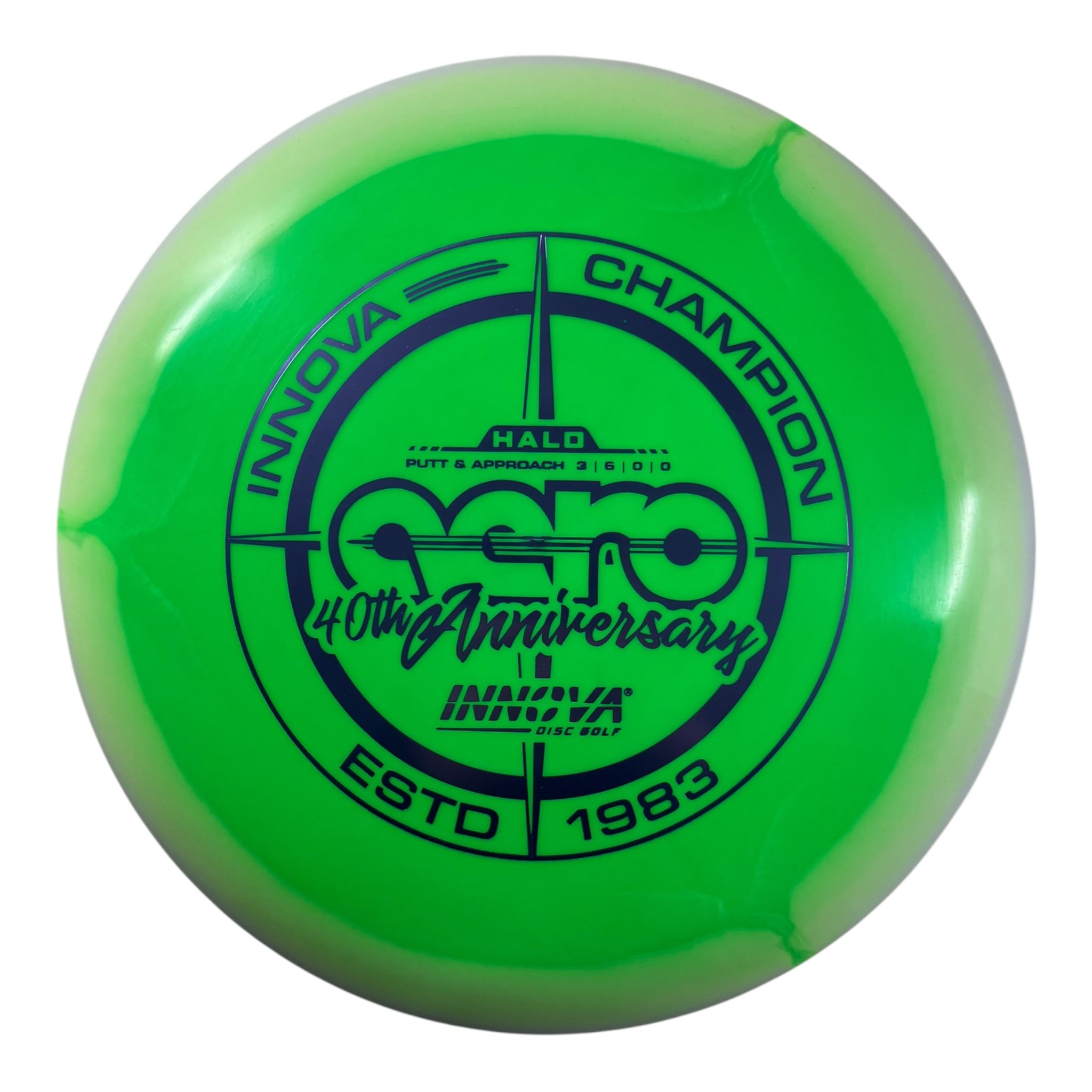Innova Champion Discs Aero | Halo | Green/Purple 180g (40th Anniversary) Disc Golf