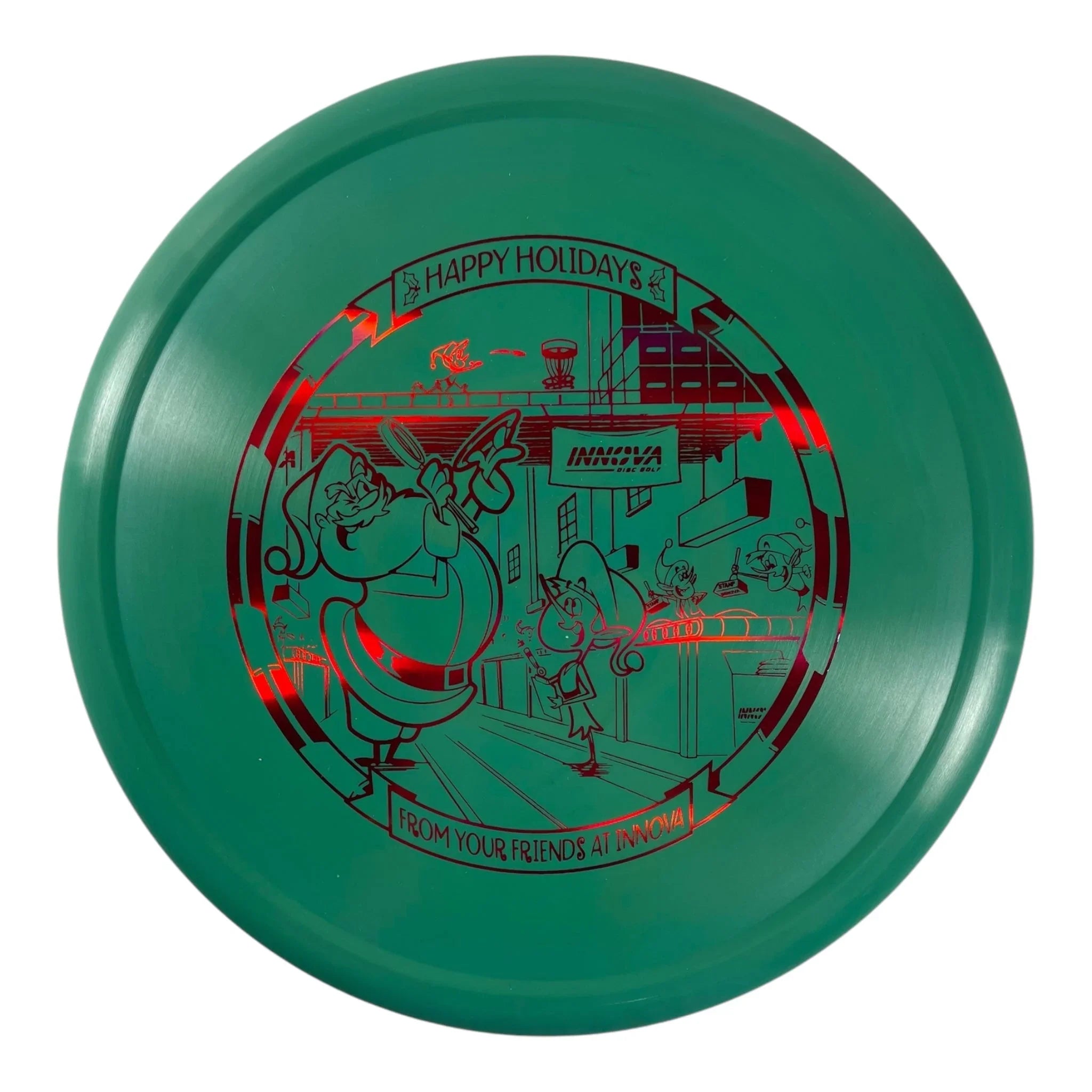 Innova Champion Discs Animal | Star | Green/Red 175g (2022 Christmas) Disc Golf