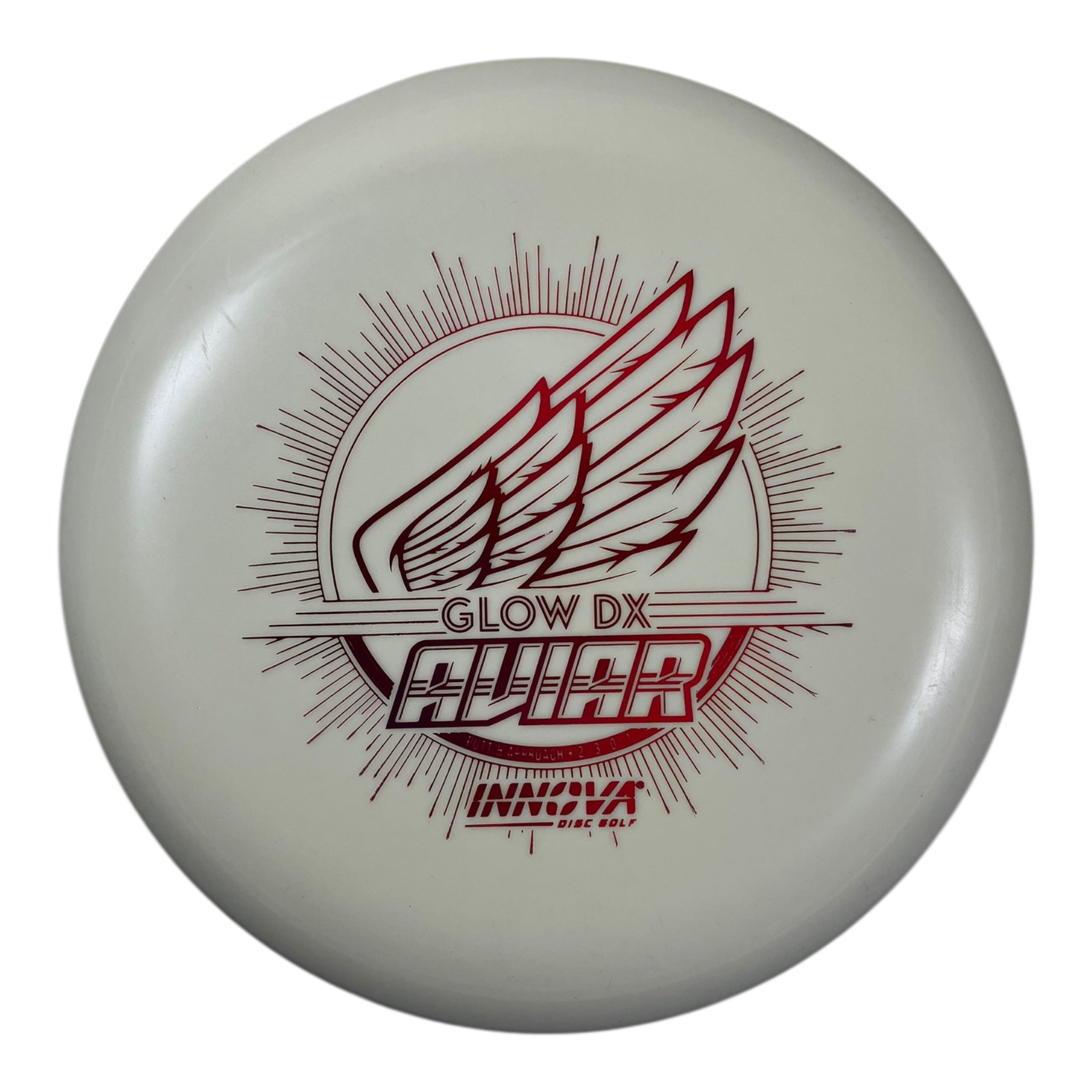 Innova Champion Discs Aviar | DX Glow | Glow/Red 175g Disc Golf
