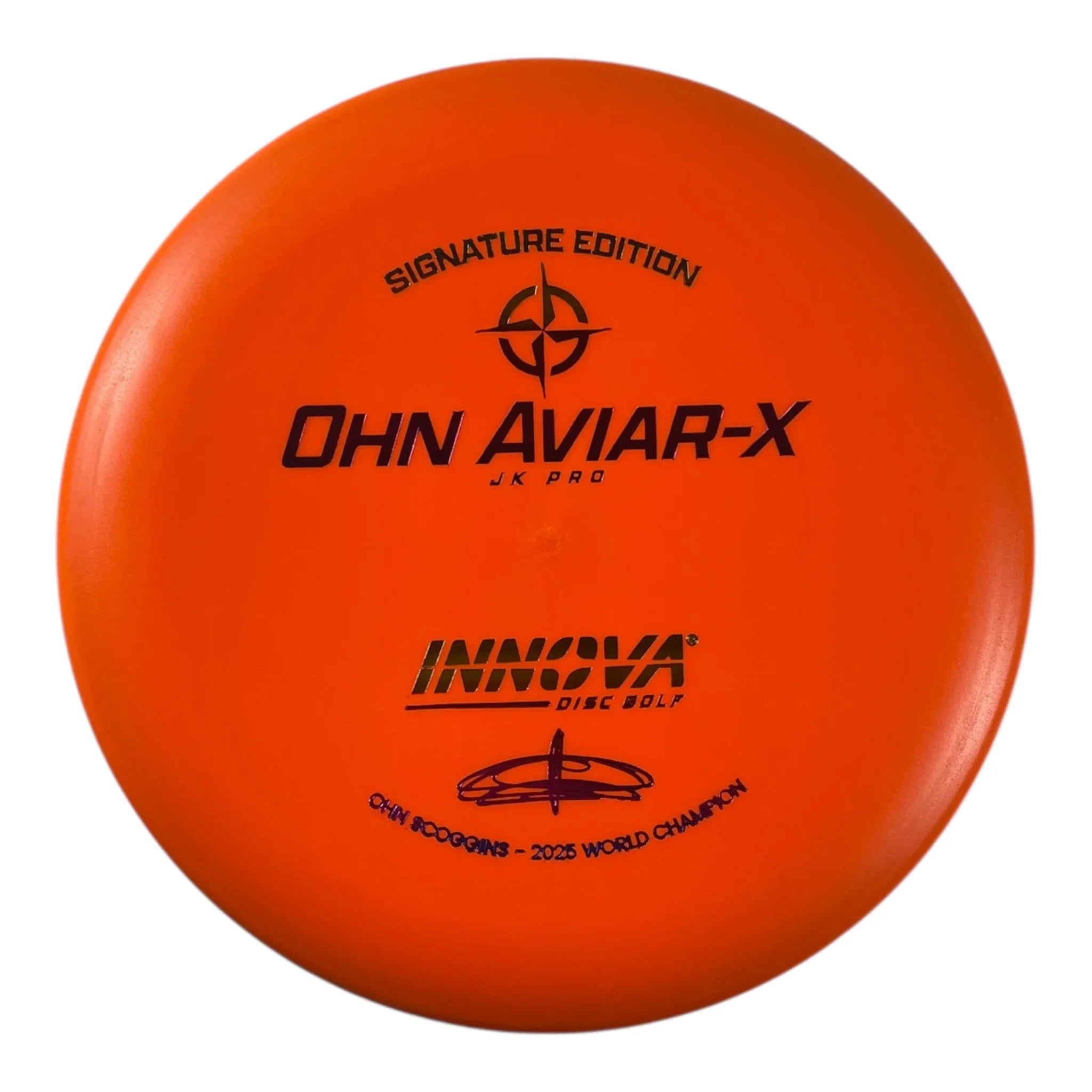 Innova Champion Discs Aviar-X | JK Pro | Orange/Rainbow 171g (Ohn Scoggins) Disc Golf