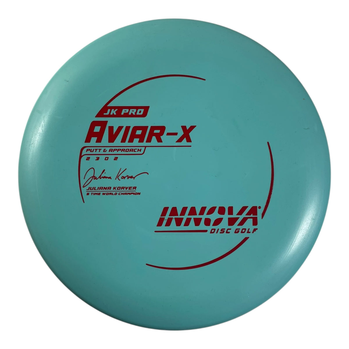 Innova Champion Discs Aviar-X | JK Pro | Teal/Red 175g (Juliana Korver) Disc Golf