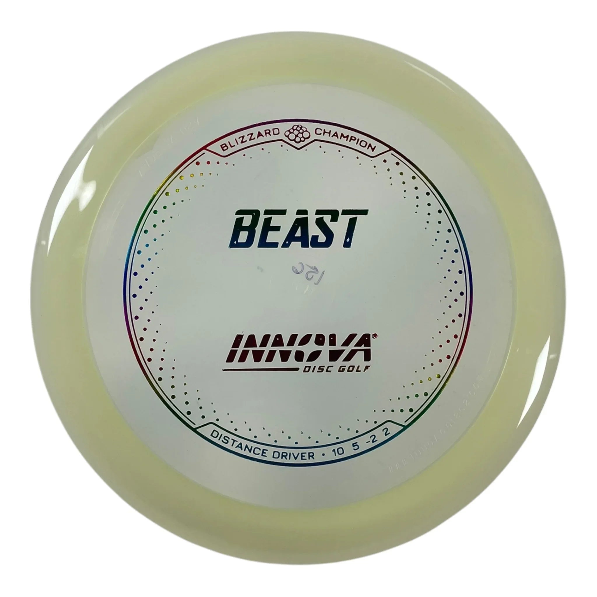 Innova Champion Discs Beast | Blizzard | Clear/Rainbow 156g Disc Golf