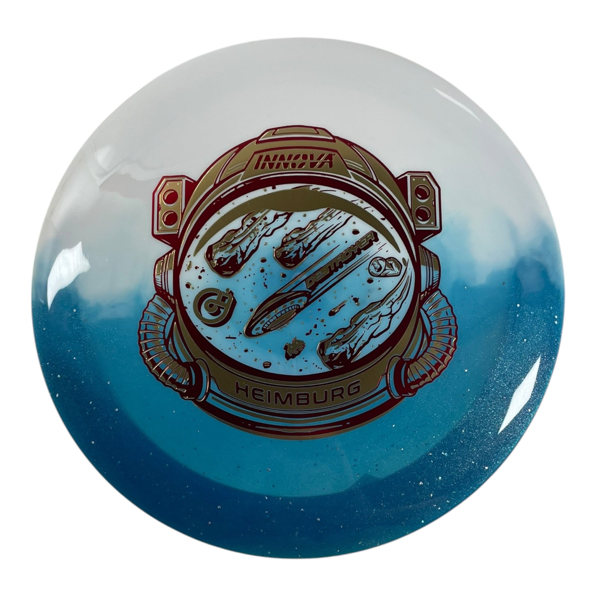 Innova Champion Discs Destroyer | Duo | Blue/Gold/Red 174g (Calvin Heimburg) Disc Golf