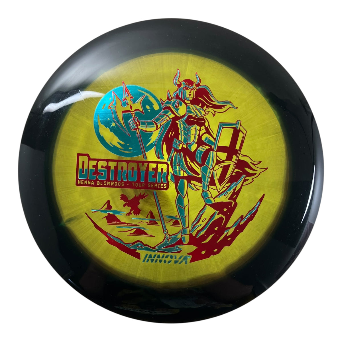 Innova Champion Discs Destroyer | Halo Champion | Black/Red/Blue 173g (2026 Henna Blomroos) Disc Golf