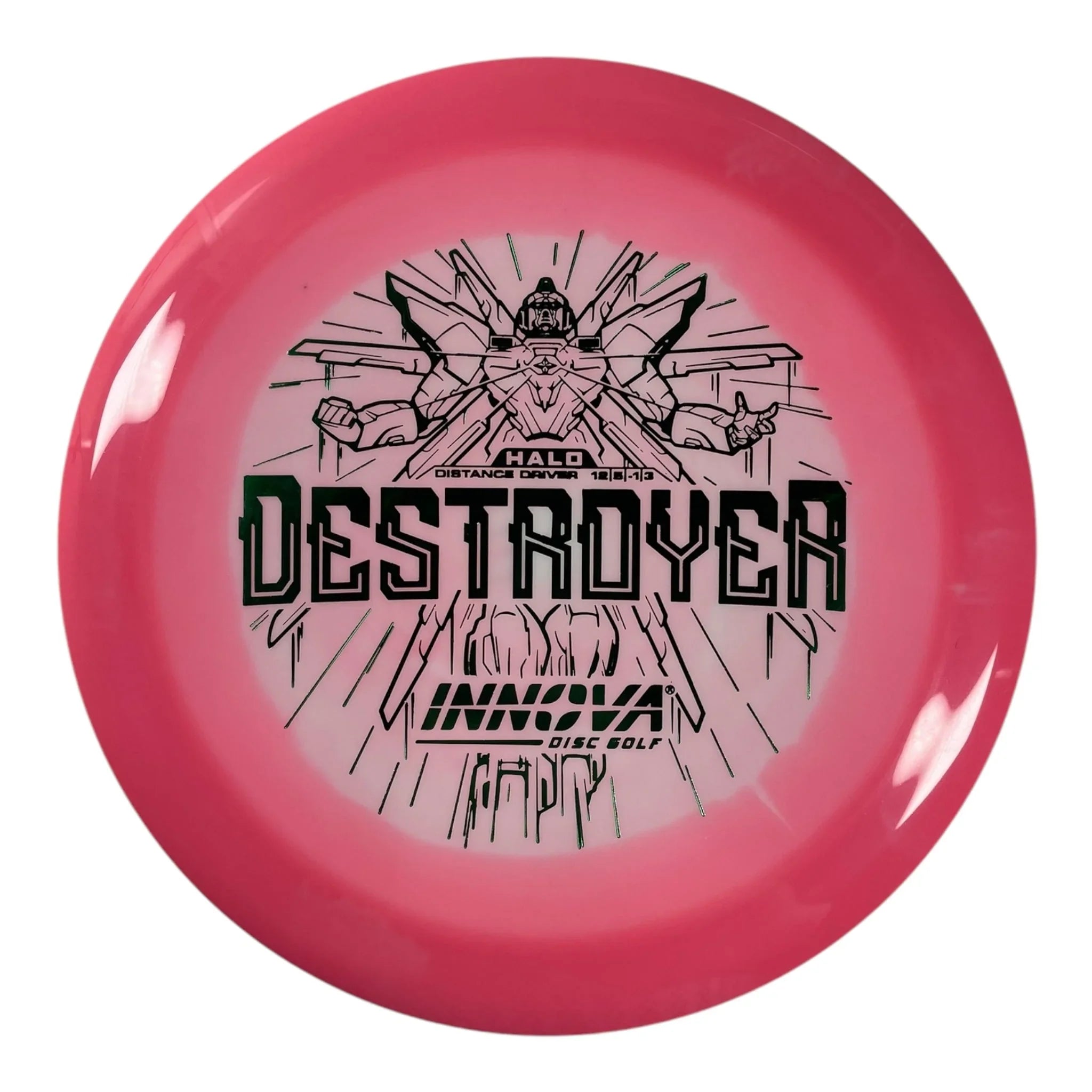Innova Champion Discs Destroyer | Halo | Pink/Green 171g Disc Golf