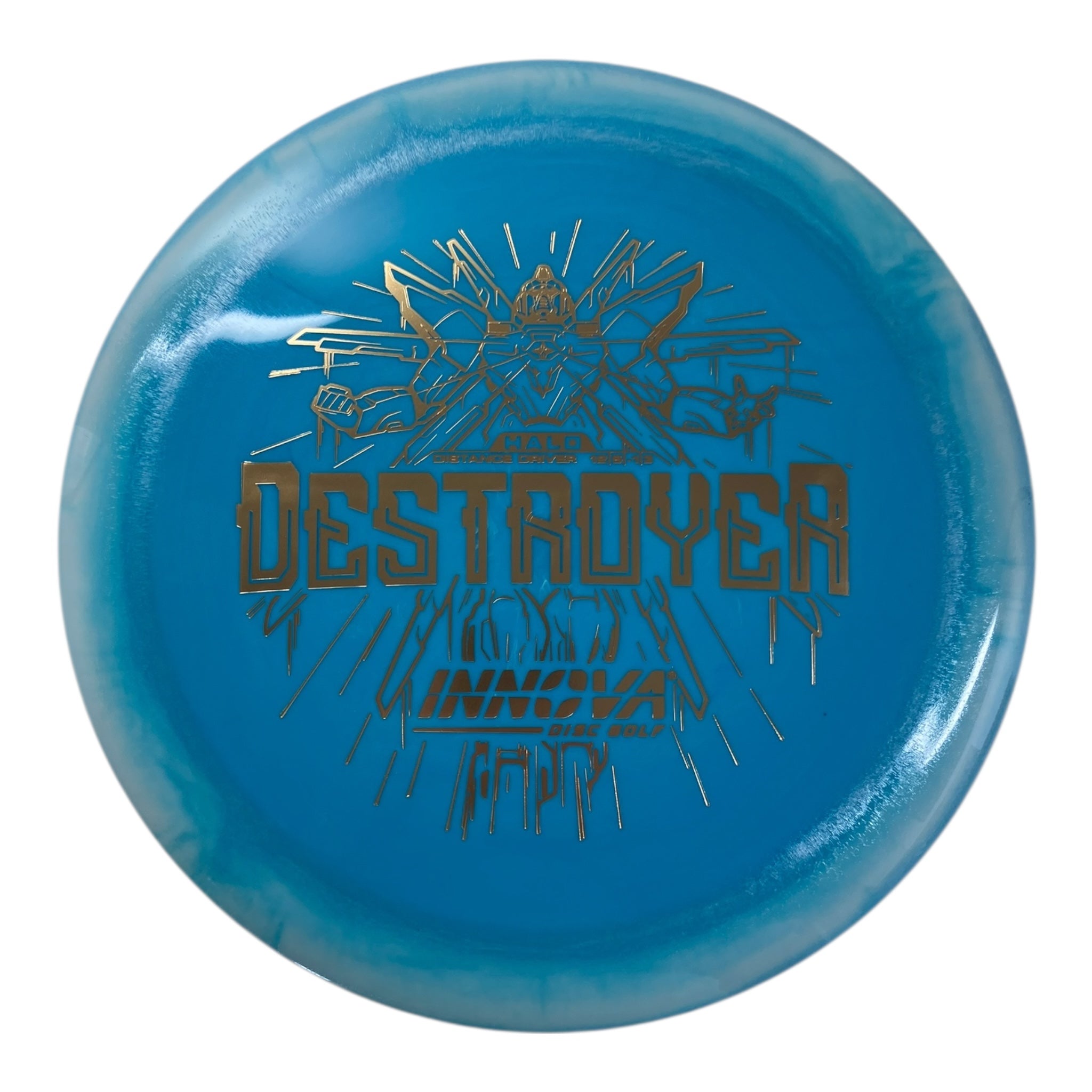 Innova Champion Discs Destroyer | Halo Star | Blue/Gold 159g Disc Golf