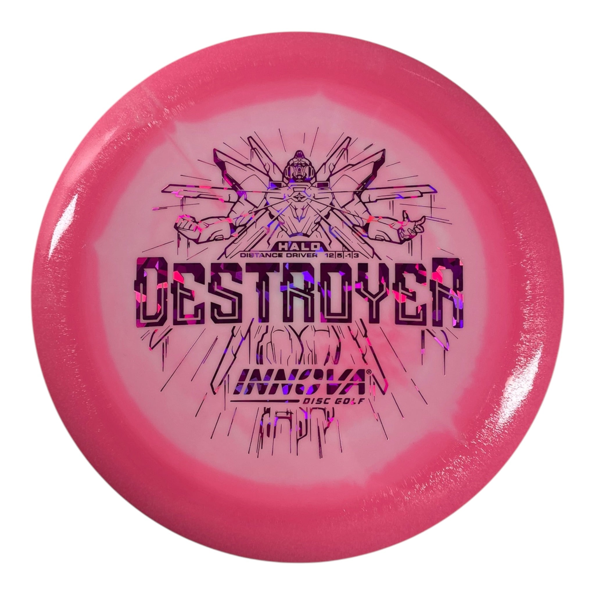 Innova Champion Discs Destroyer | Halo Star | Pink/Pink 162g Disc Golf
