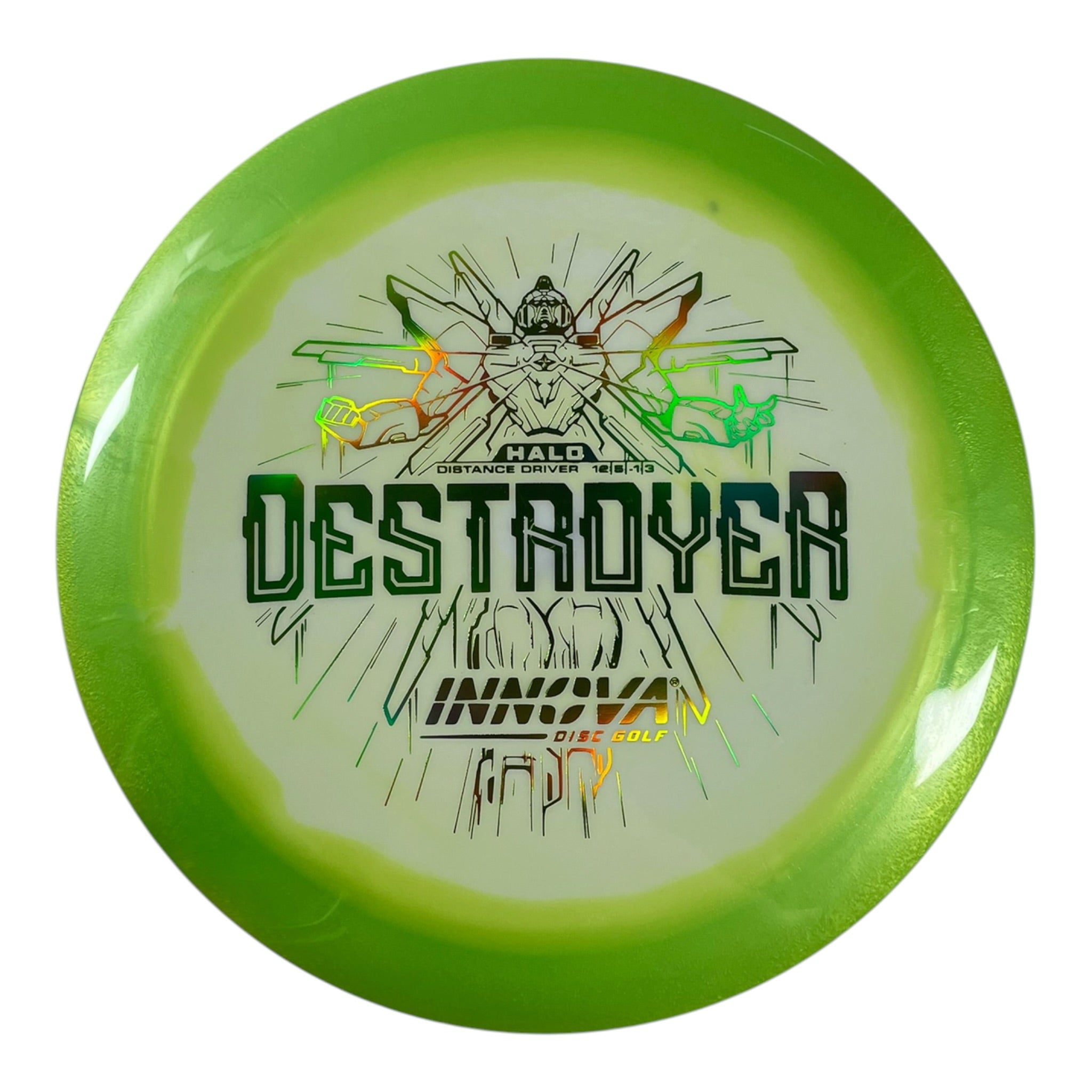 Innova Champion Discs Destroyer | Halo Star | White/Green 174g Disc Golf