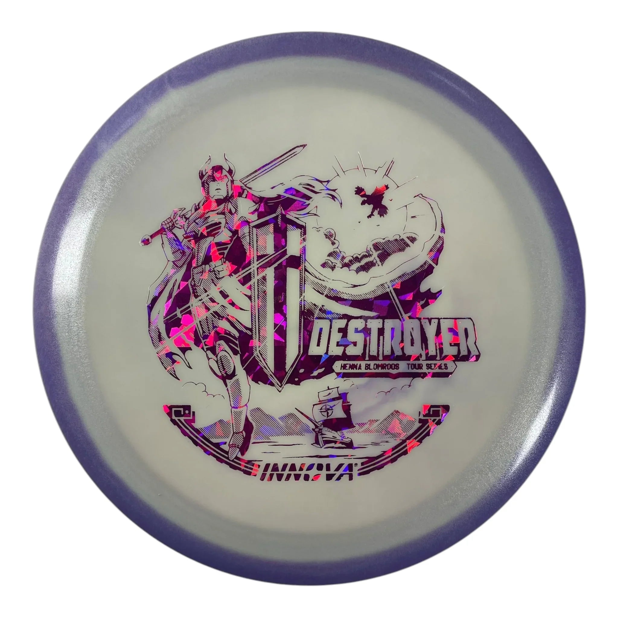 Innova Champion Discs Destroyer | Proto Glow Halo Star | Purple/Pink 174-175g (Henna Blomroos) Disc Golf