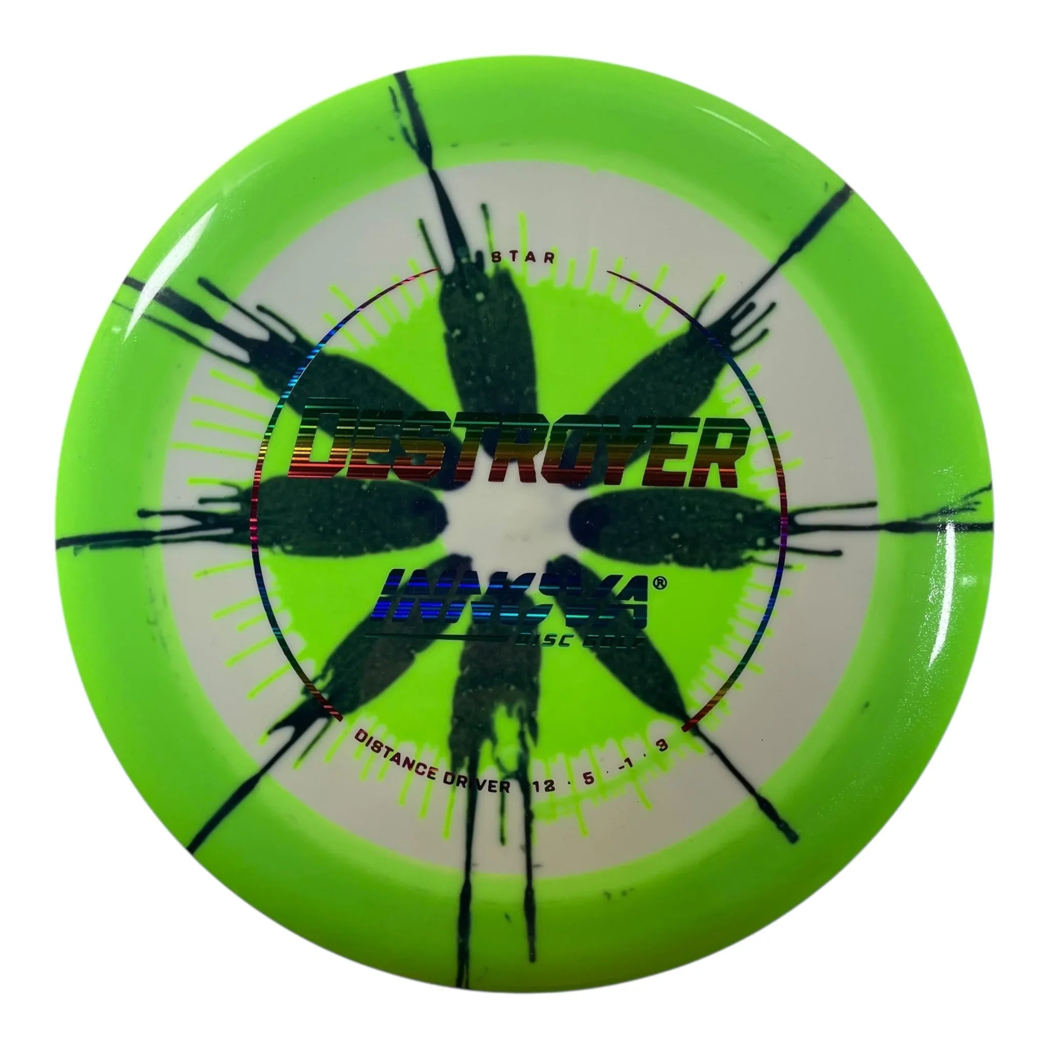 Innova Champion Discs Destroyer | Star I-Dye | Green/Rasta 168g Disc Golf